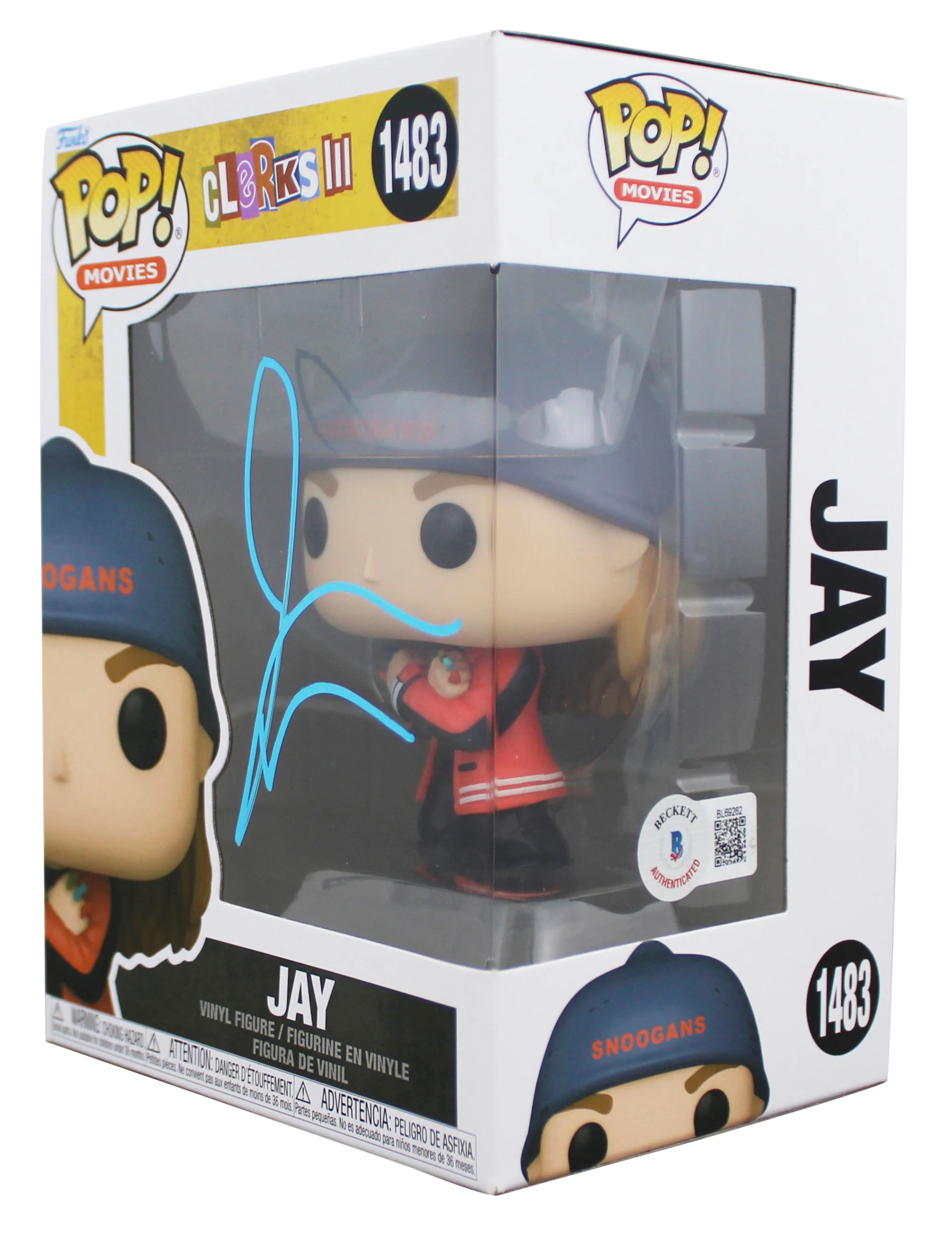 Jason Mewes Clerks III Signed Jay #1483 Funko Pop Vinyl Figure BAS #BL69282 - Image 3