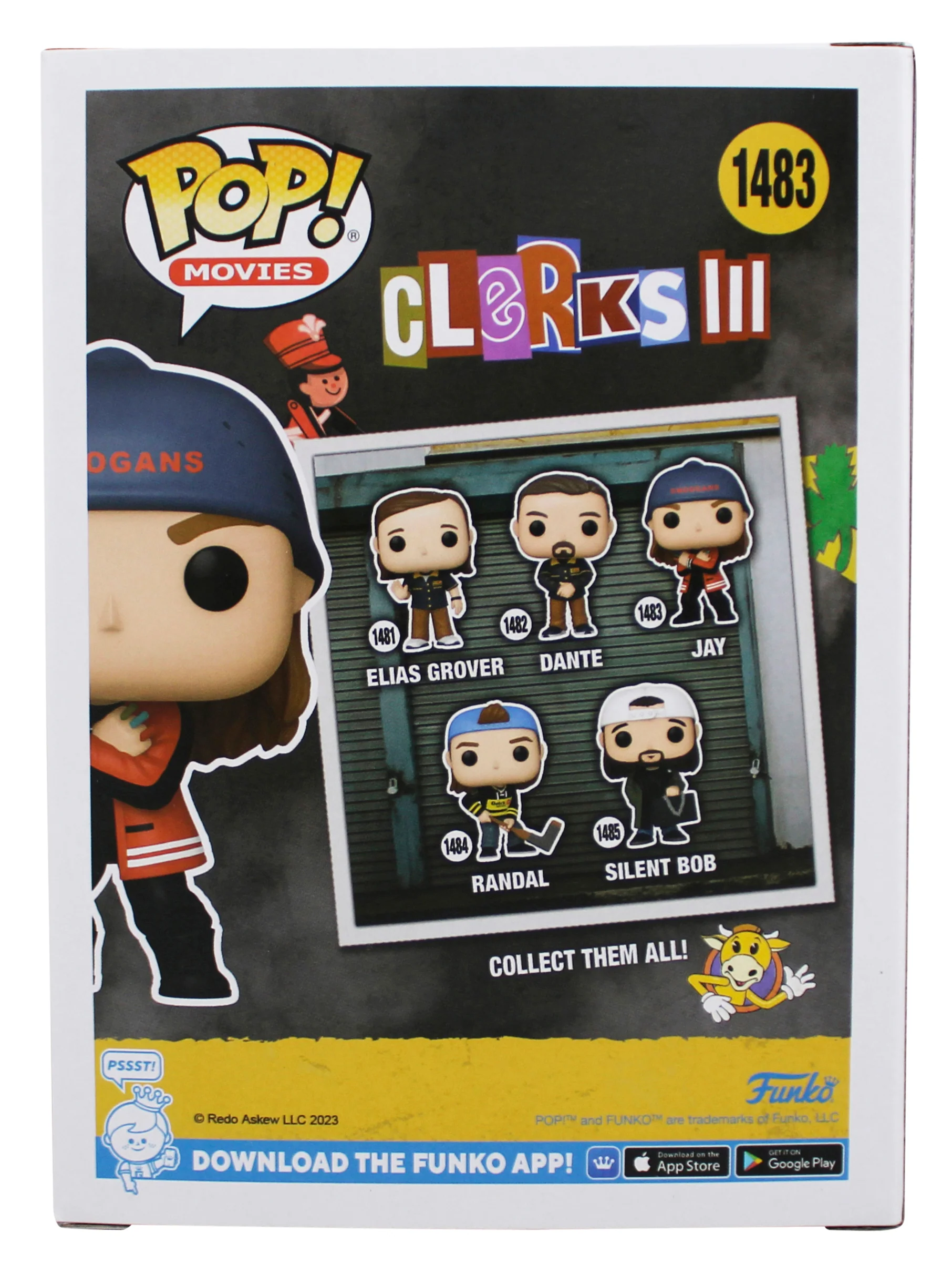 Jason Mewes Clerks III Signed Jay #1483 Funko Pop Vinyl Figure BAS #BL69282 - Image 5