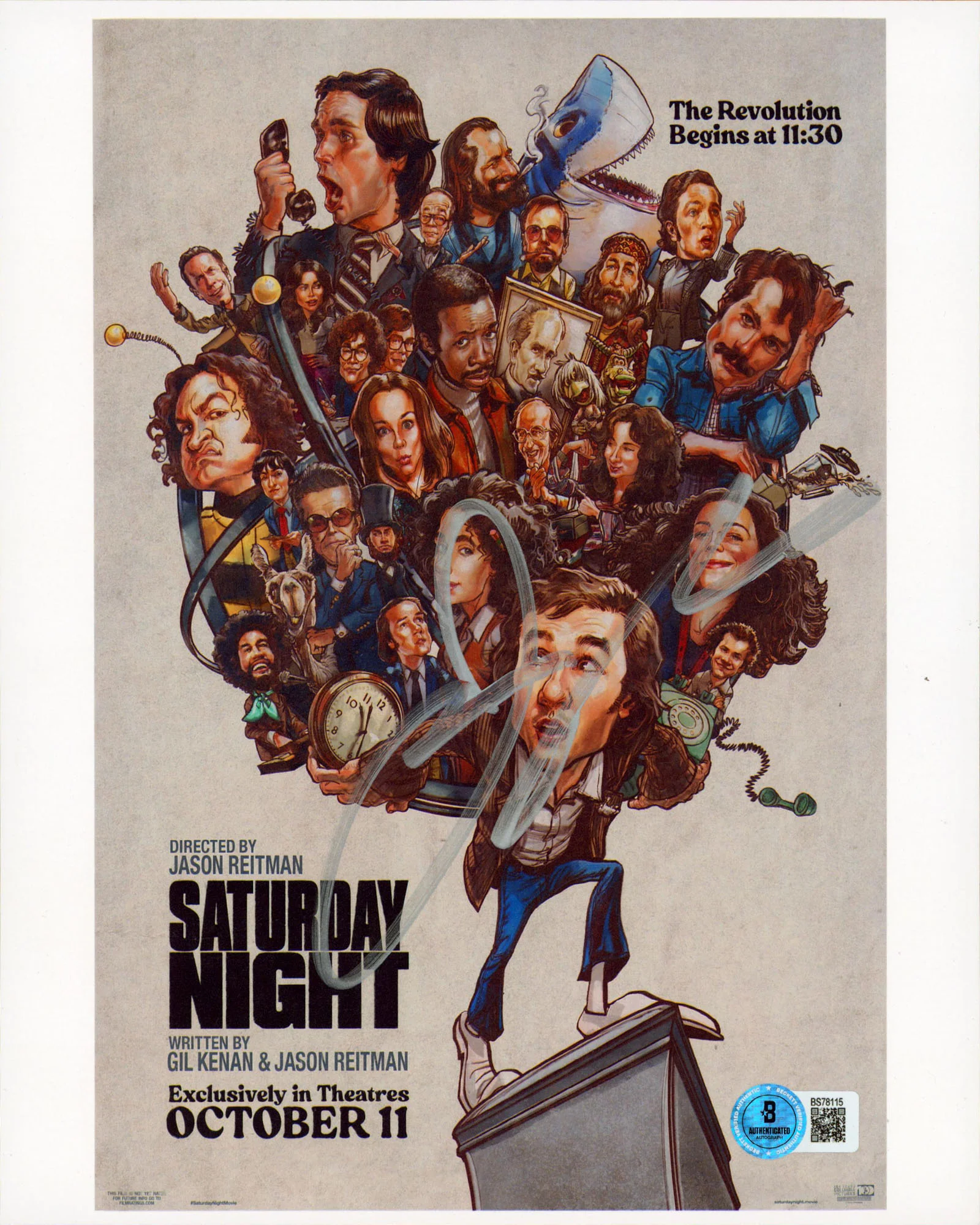 Jason Reitman Saturday Night Authentic Signed 8x10 Vertical Photo BAS #BS78115 - Image 2