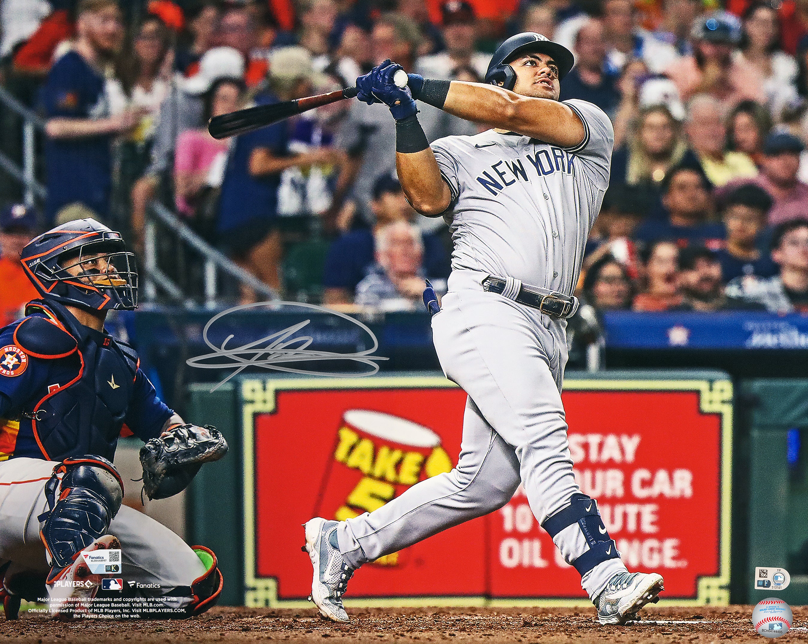 Jasson Dominguez Autographed 16x20 Photo New York Yankees Fanatics & MLB Holo Stock #223746