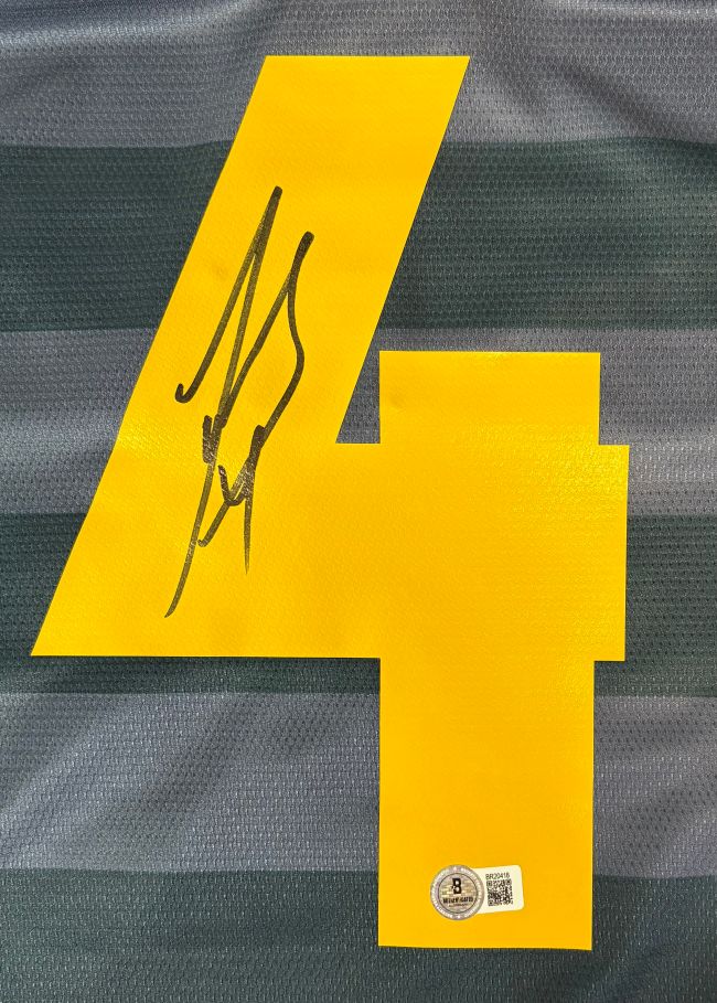 Javier Zanetti Signed Inter Milan Blue Umbro Soccer Jersey BAS - Image 2