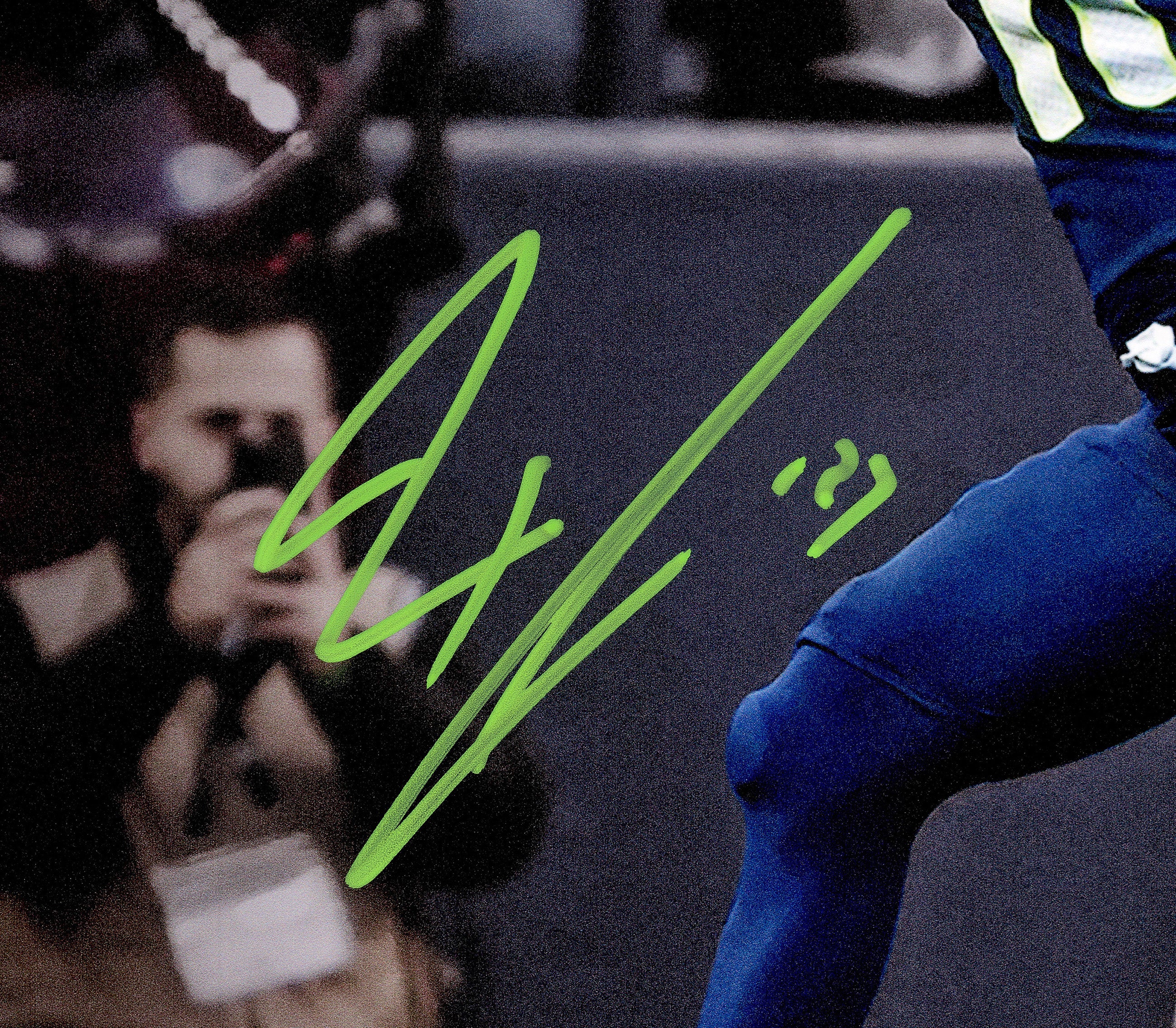 Jaxon Smith-Njigba Autographed 16x20 Photo Seattle Seahawks Fanatics Holo Stock #262416 - Image 2