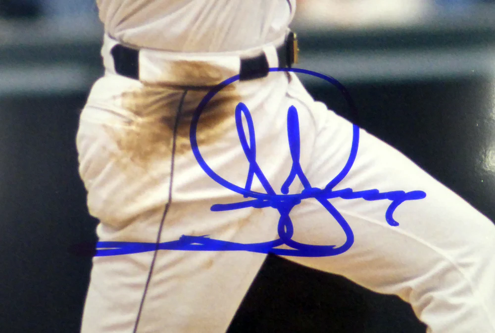 Jay Buhner Autographed Framed 16x20 Photo Seattle Mariners MCS Holo Stock #107773 - Image 3