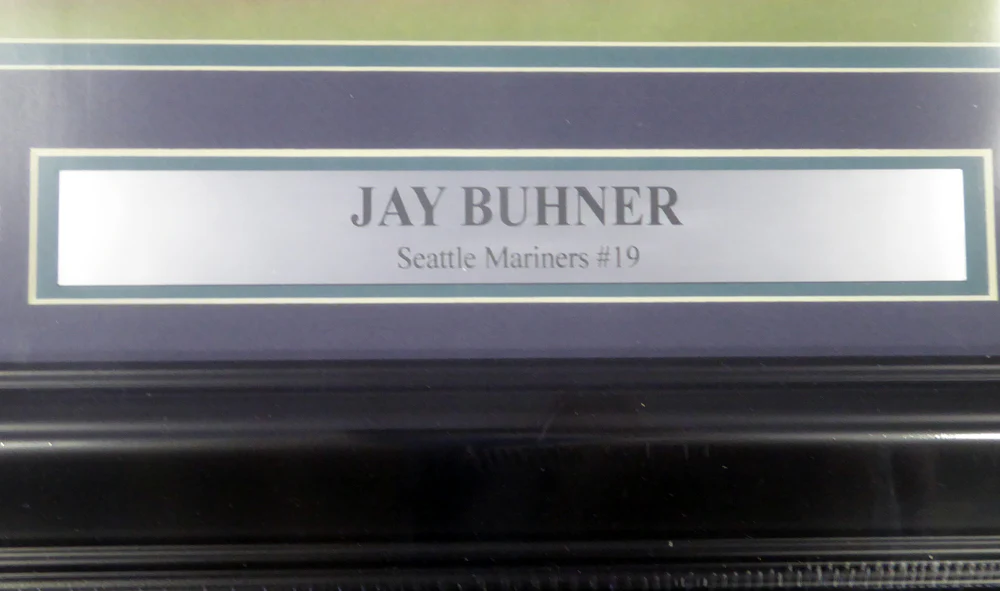 Jay Buhner Autographed Framed 16x20 Photo Seattle Mariners MCS Holo Stock #107773 - Image 4