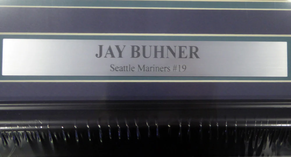 Jay Buhner Autographed Framed 16x20 Photo Seattle Mariners MCS Holo Stock #107775 - Image 2