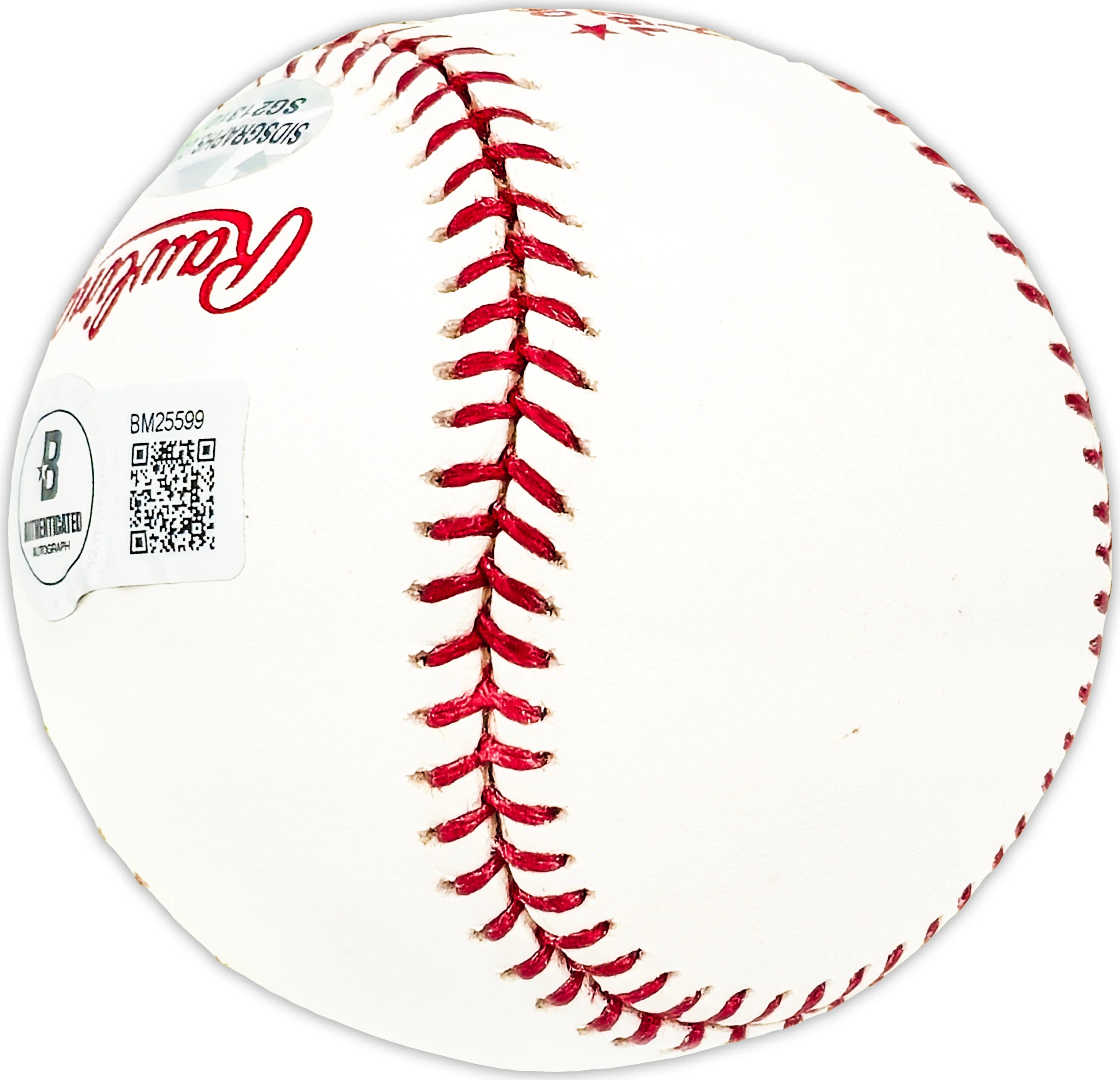 Jay Johnstone Autographed Official 1978 World Series Logo MLB Baseball New York Yankees "78 WS " Beckett BAS QR #BM25599 - Image 4