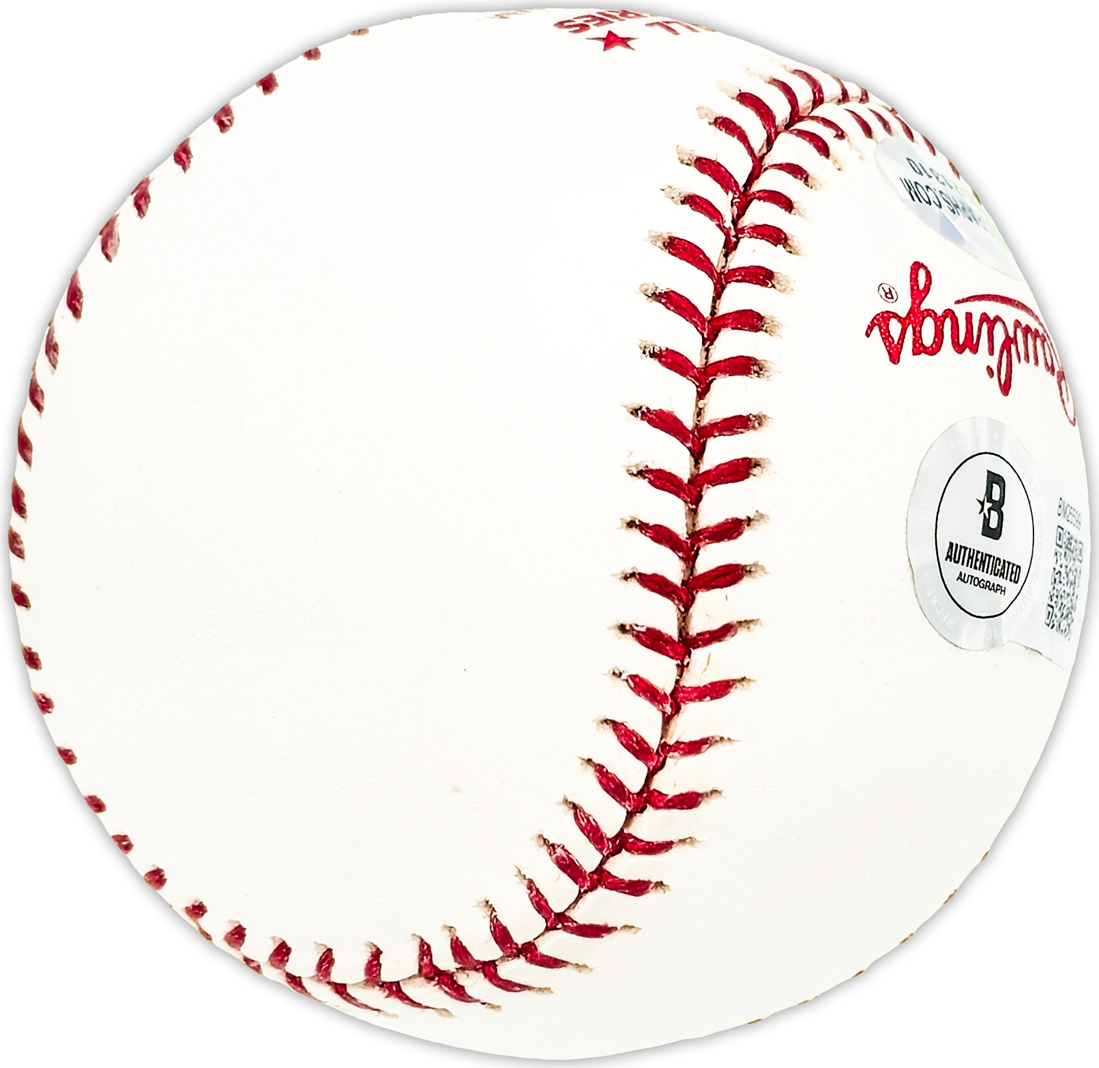 Jay Johnstone Autographed Official 1978 World Series Logo MLB Baseball New York Yankees "78 WS " Beckett BAS QR #BM25599 - Image 5