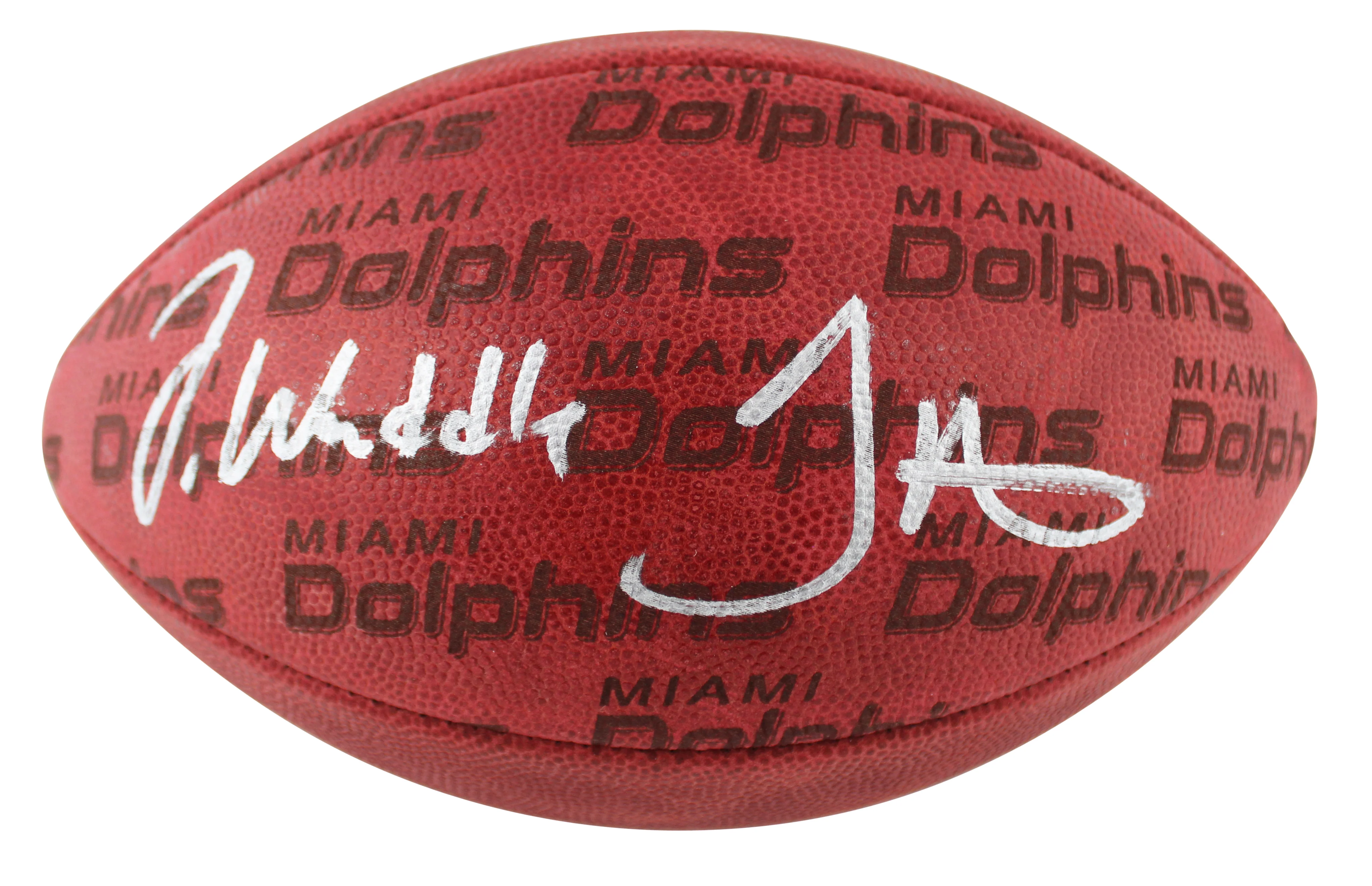 Jaylen Waddle & Tyreek Hill Signed Wilson Duke Showcase Nfl Football w/ Case BAS - Image 4