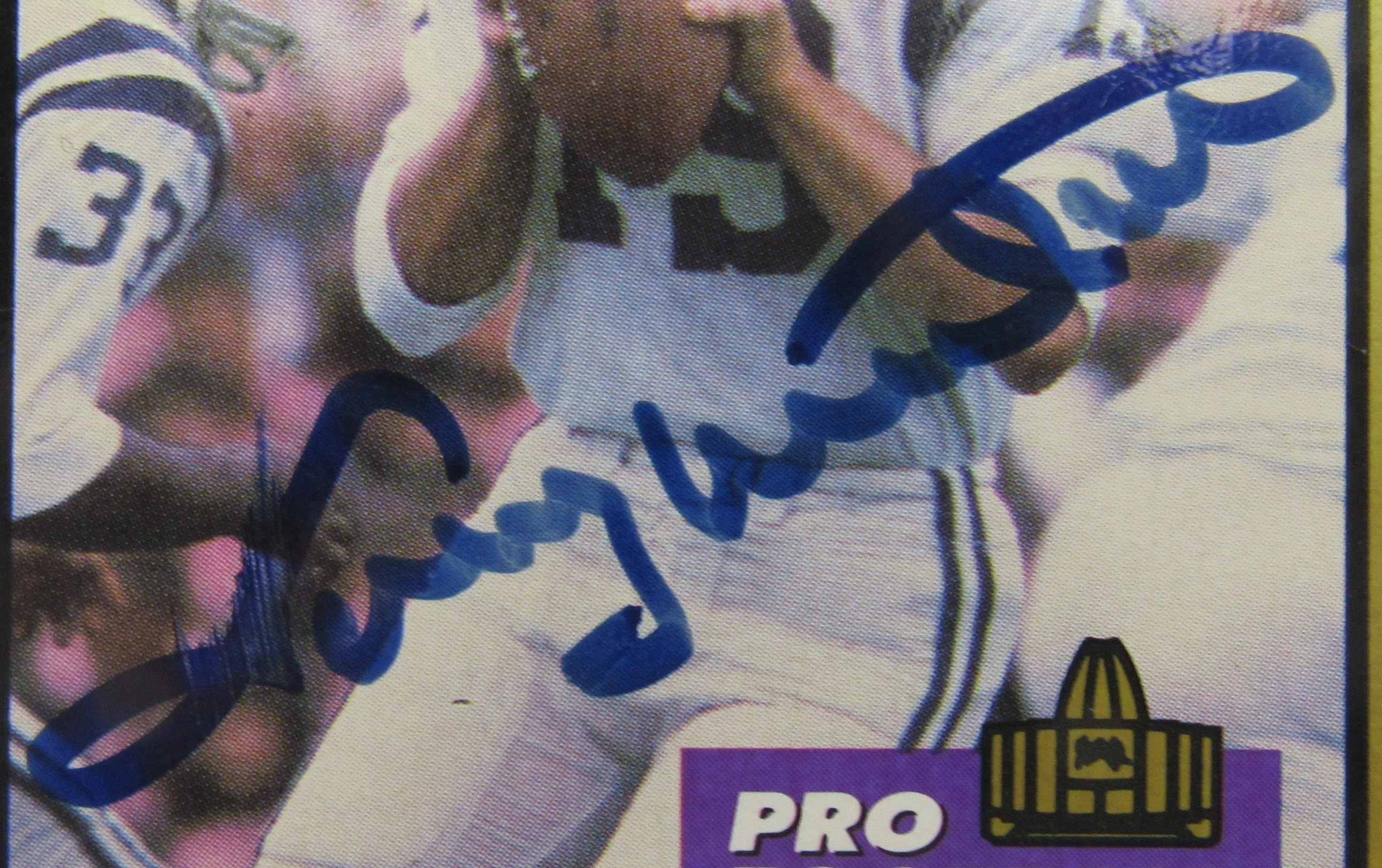 Johnny Unitas Signed Football Card - Image 2