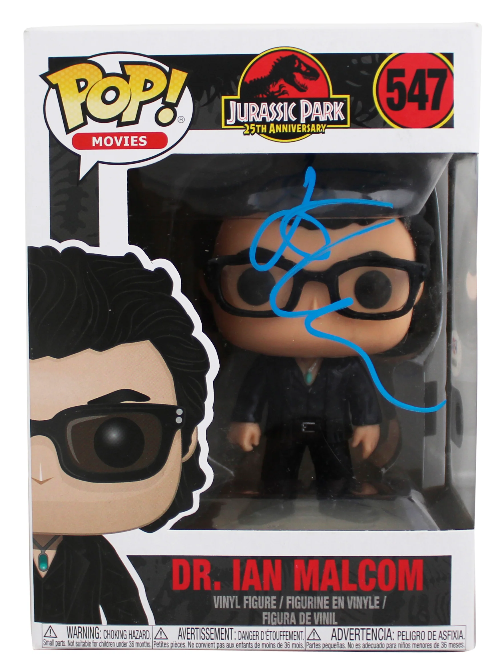 Jeff Goldblum Jurassic World Signed #547 Funko Pop Vinyl Figure PSA/DNA #AQ49664 - Image 2
