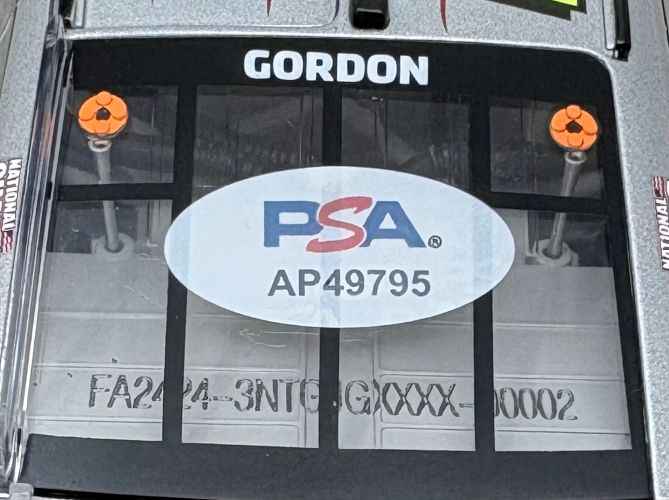 Jeff Gordon Signed 1:24 NASCAR National Guard Die-Cast Car PSA/DNA - Image 3