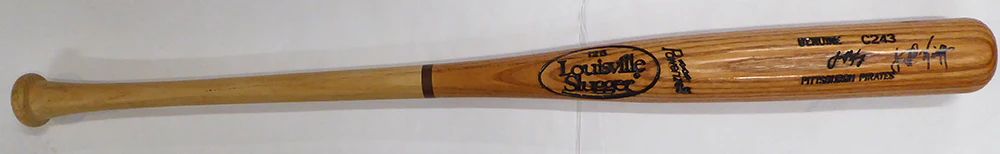 Jeff King Autographed Game Issued Louisville Slugger C243 Bat Pittsburgh Pirates SKU #261662 - Image 5
