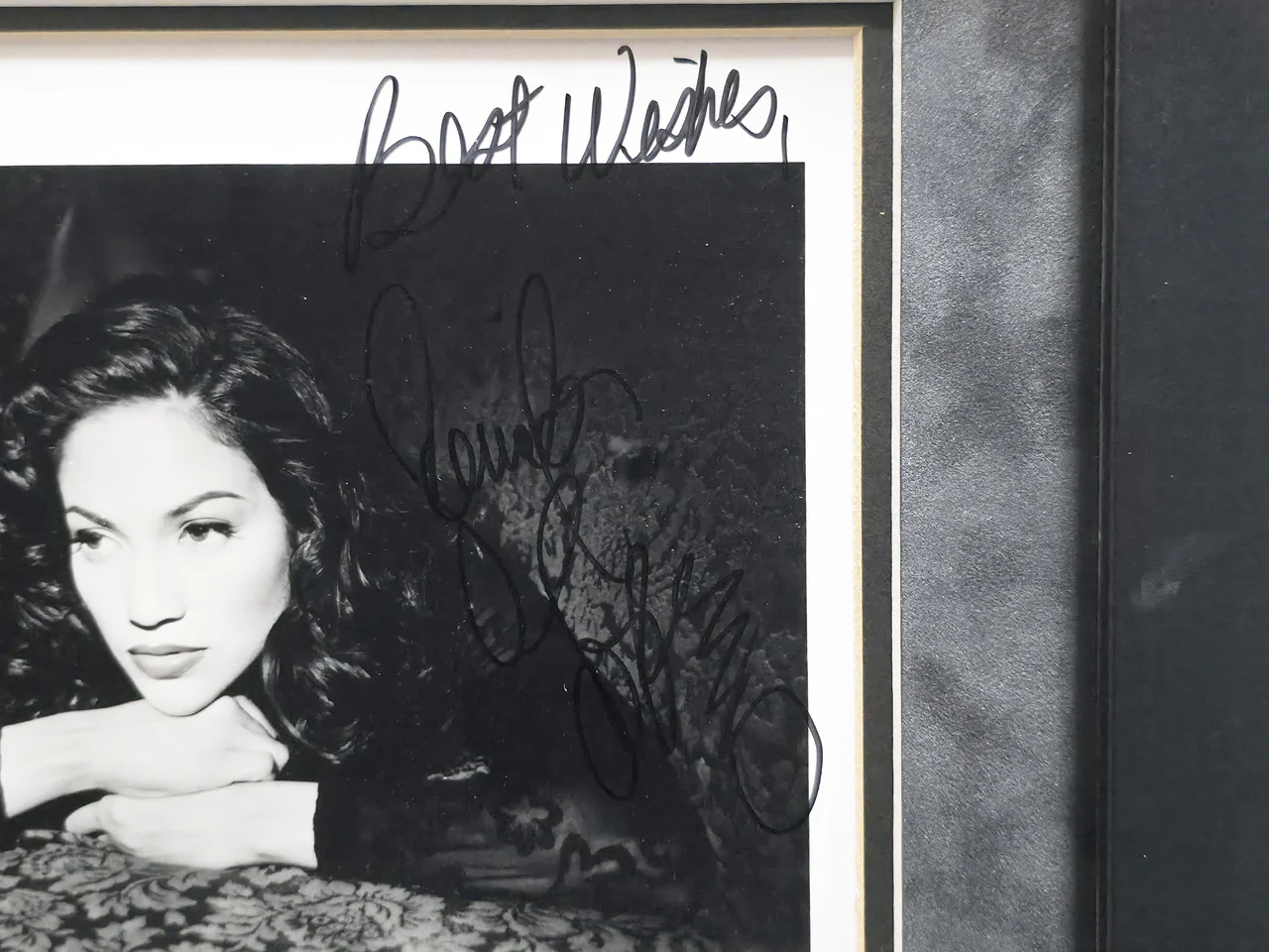 Jennifer Lopez Autographed Framed 8x10 Photo Collage "Best Wishes" PSA/DNA #X78237 - Image 3