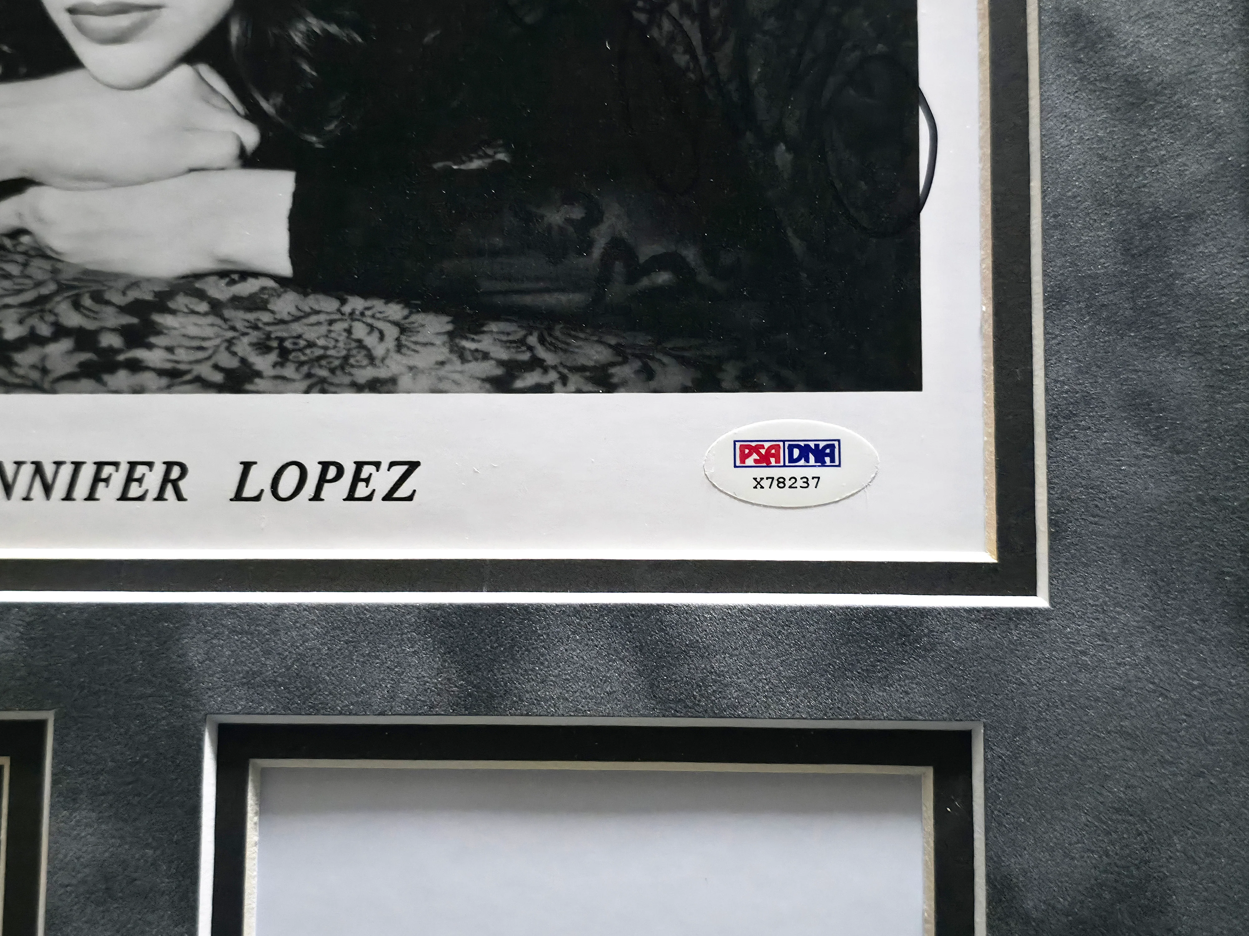 Jennifer Lopez Autographed Framed 8x10 Photo Collage "Best Wishes" PSA/DNA #X78237 - Image 4