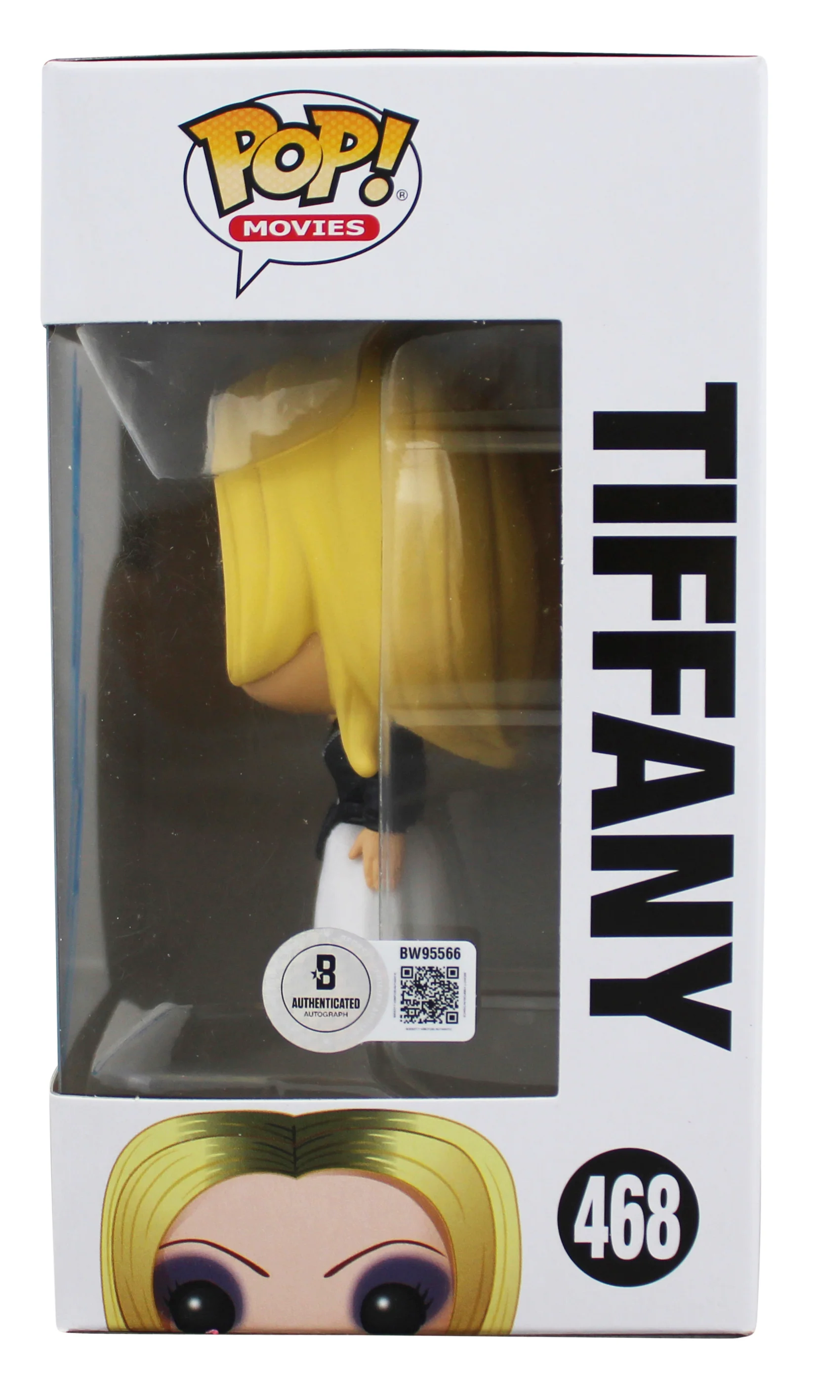Jennifer Tilly Bride of Chucky Signed Tiffany #468 Funko Pop Vinyl Figure BAS - Image 4