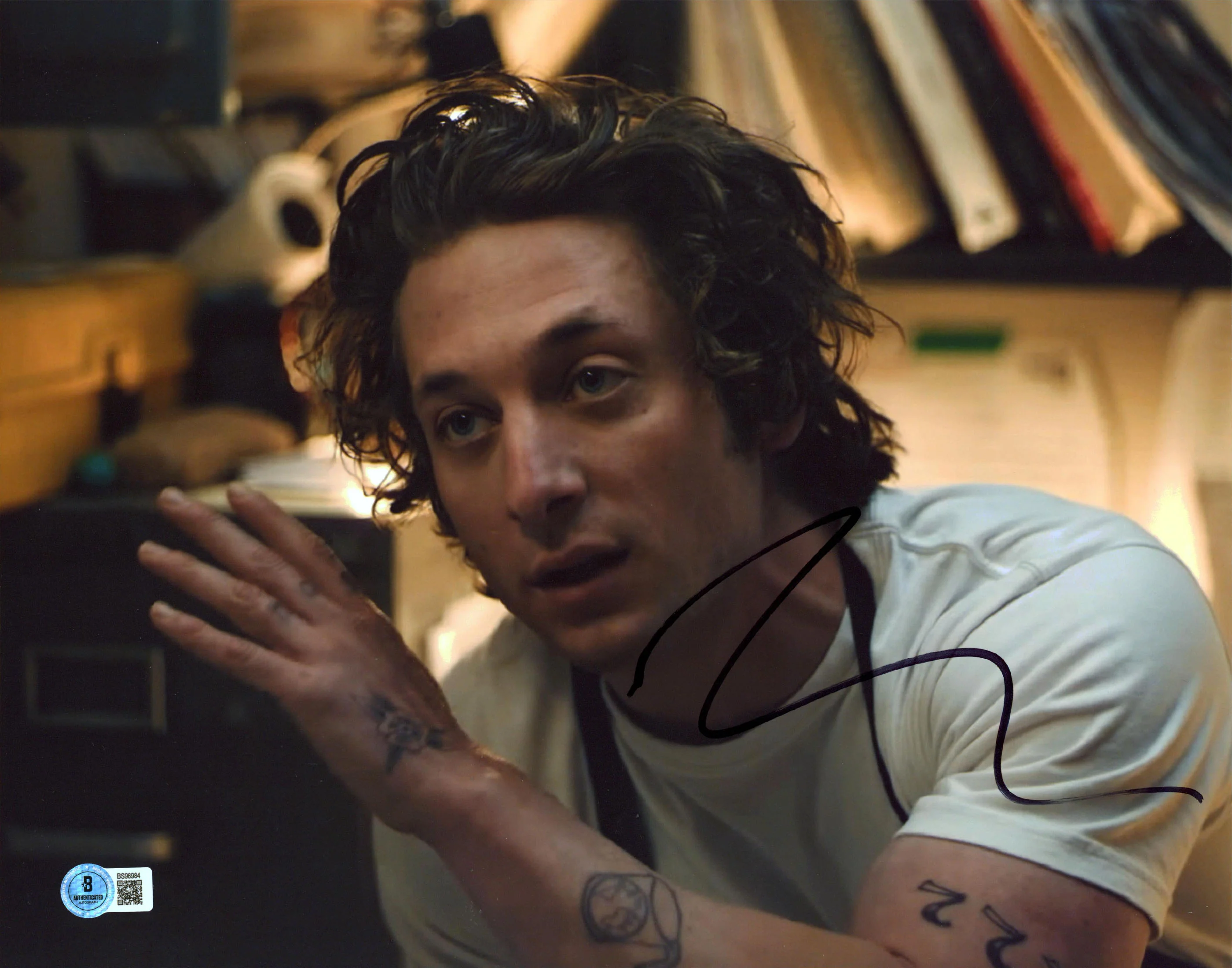 Jeremy Allen White The Bear Authentic Signed 11x14 Horizontal Photo BAS #BS96984 - Image 2