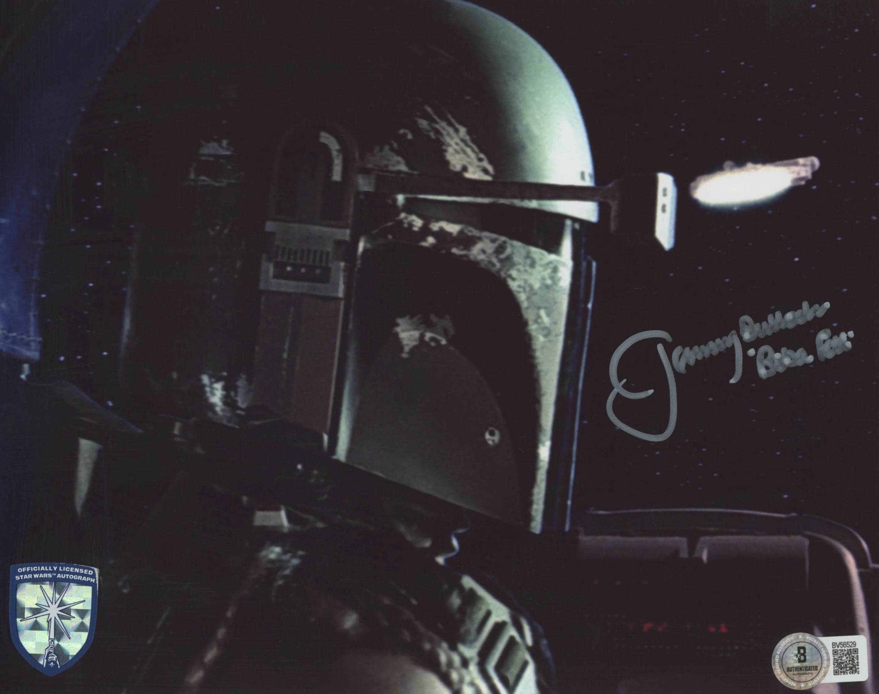 Jeremy Bulloch Star Wars Boba Fett Authentic Signed 8x10 Photo BAS #BV56529 - Image 2