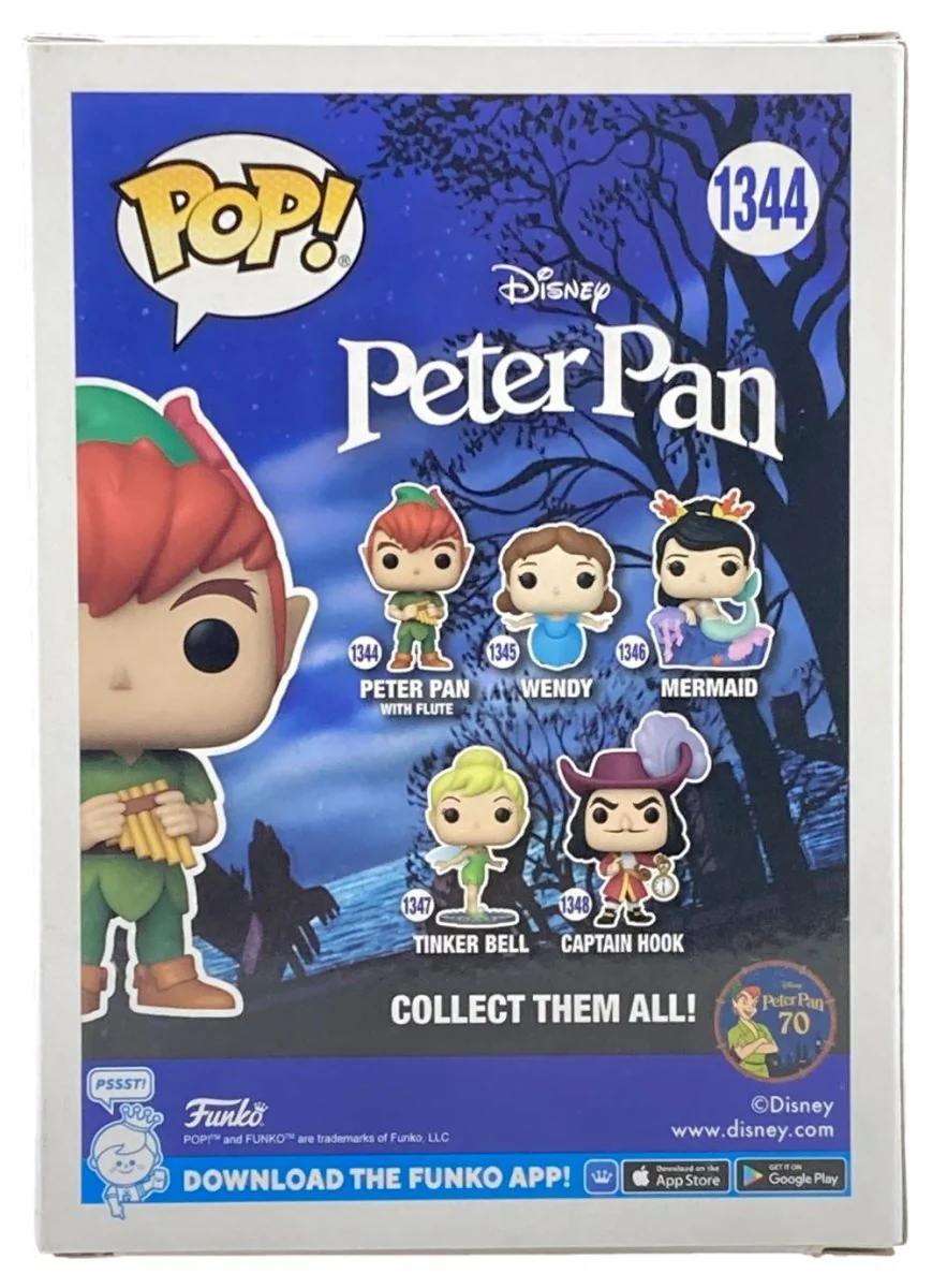 Jeremy Sumpter Signed Peter Pan Funko Pop #1344 Peter Pan Inscribed JSA - Image 3