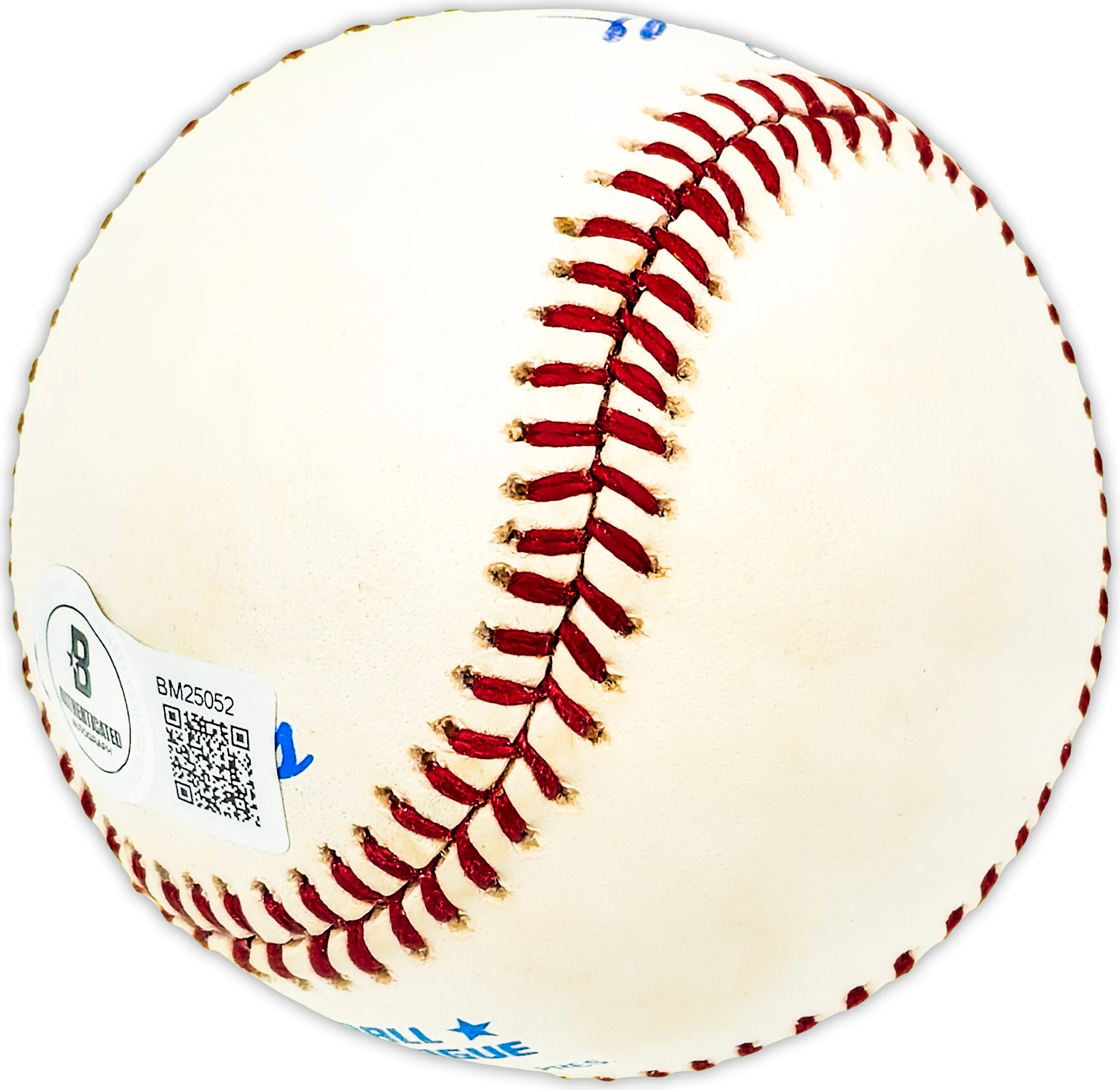 Jerry Bell Autographed Official AL Baseball Milwaukee Brewers Beckett BAS QR #BM25052 - Image 3
