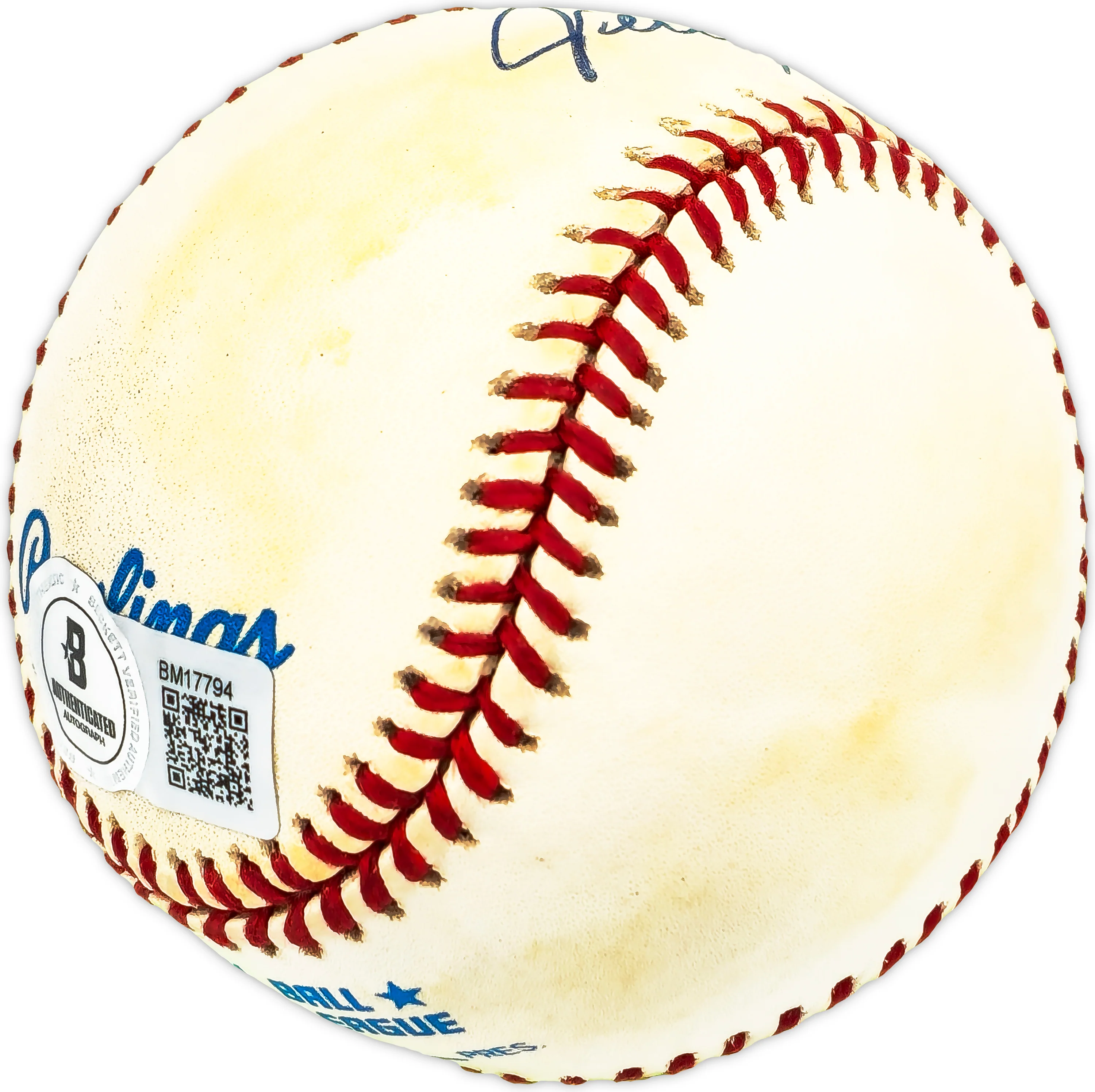 Jerry Davie Autographed Official AL Baseball Detroit Tigers Beckett BAS QR #BM17794 - Image 3