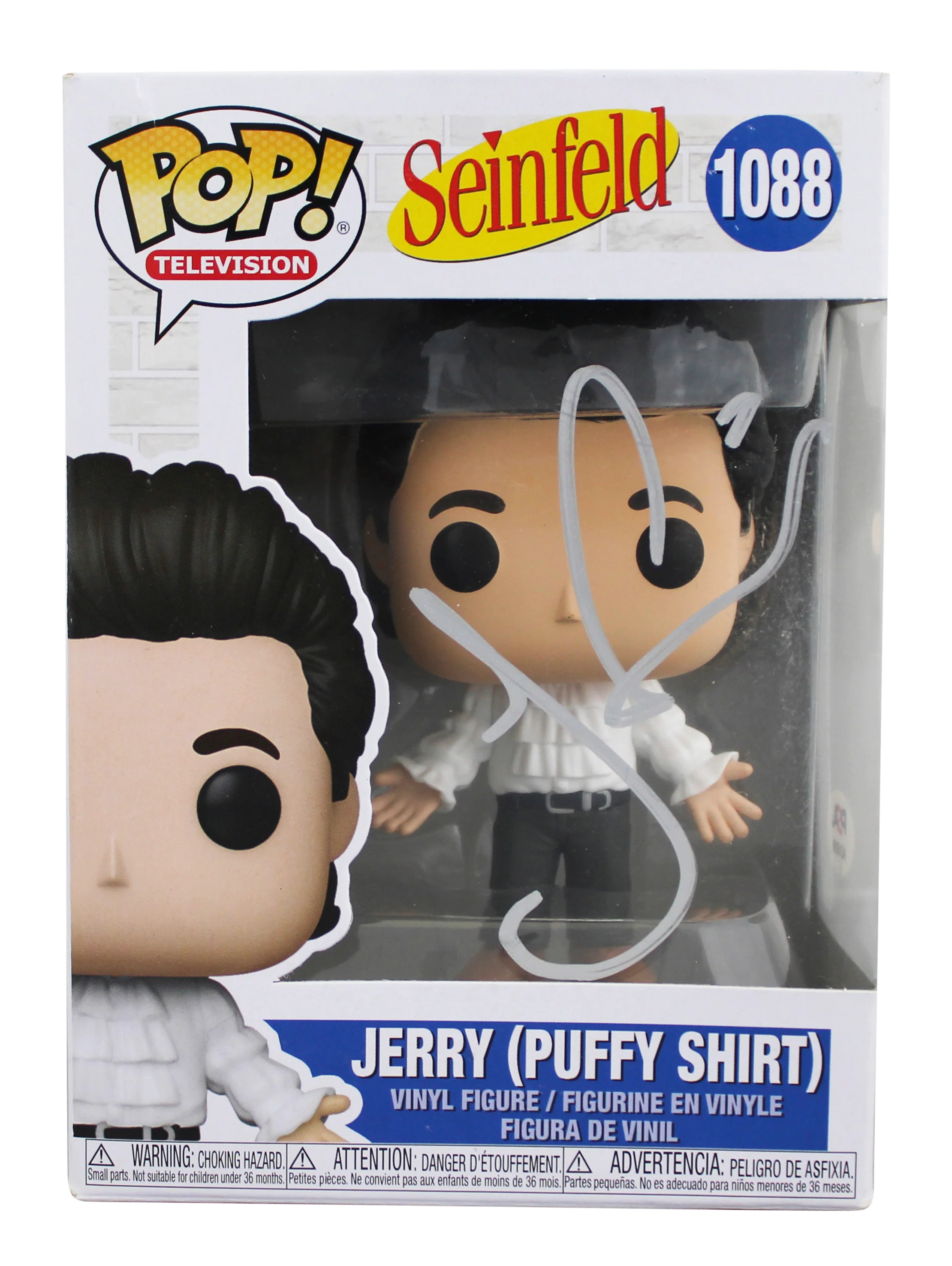 Jerry Seinfeld Authentic Signed #1088 Funko Pop Vinyl Figure PSA/DNA #AQ16896 - Image 2