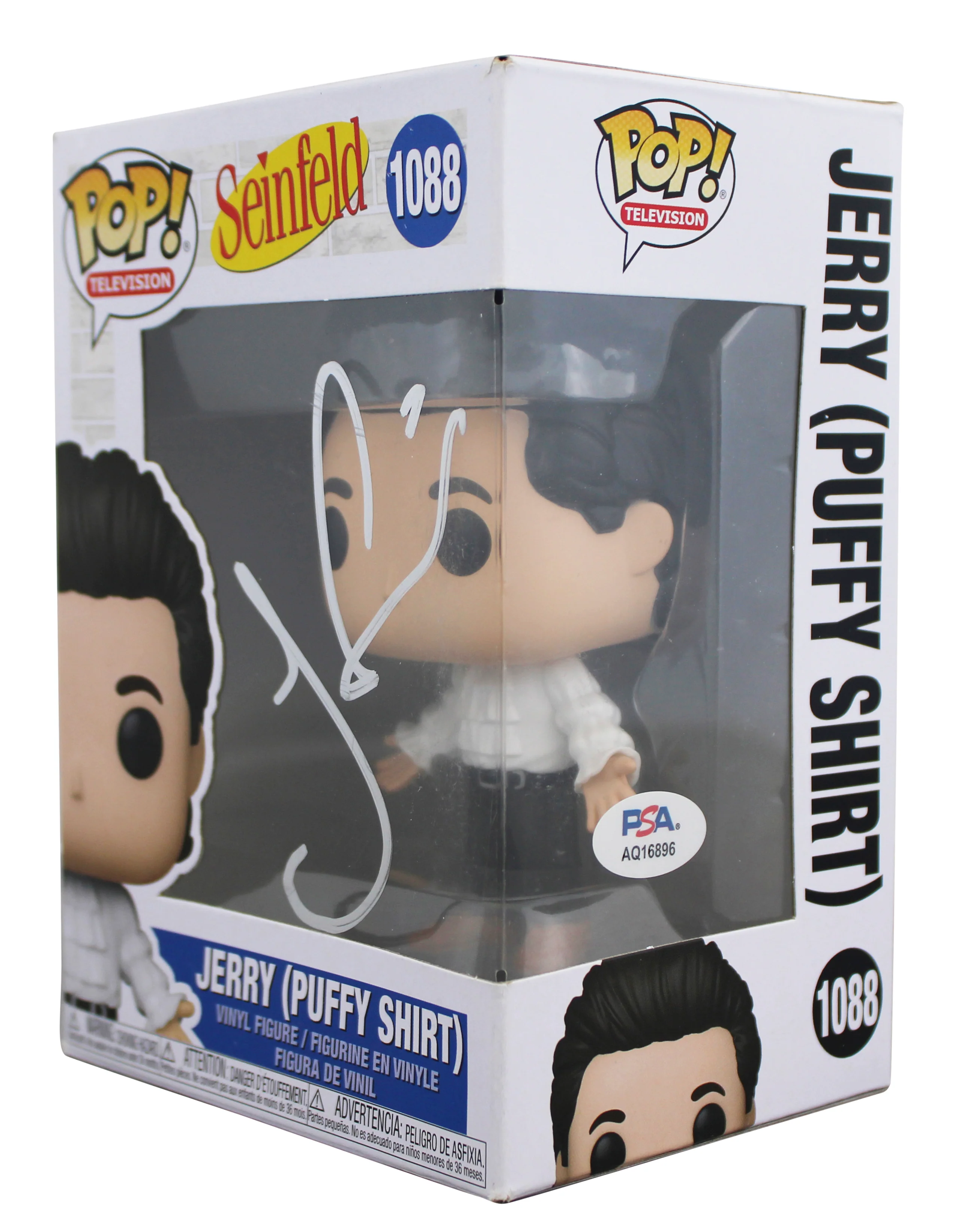 Jerry Seinfeld Authentic Signed #1088 Funko Pop Vinyl Figure PSA/DNA #AQ16896 - Image 3