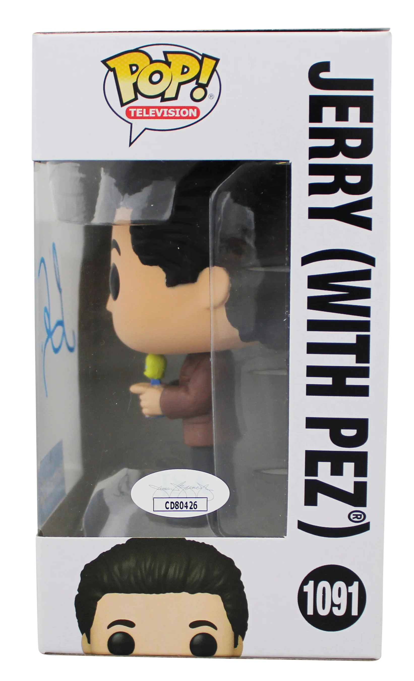 Jerry Seinfeld Signed Jerry (With Pez) #1091 Funko Pop Vinyl Figure JSA #CD80426 - Image 4