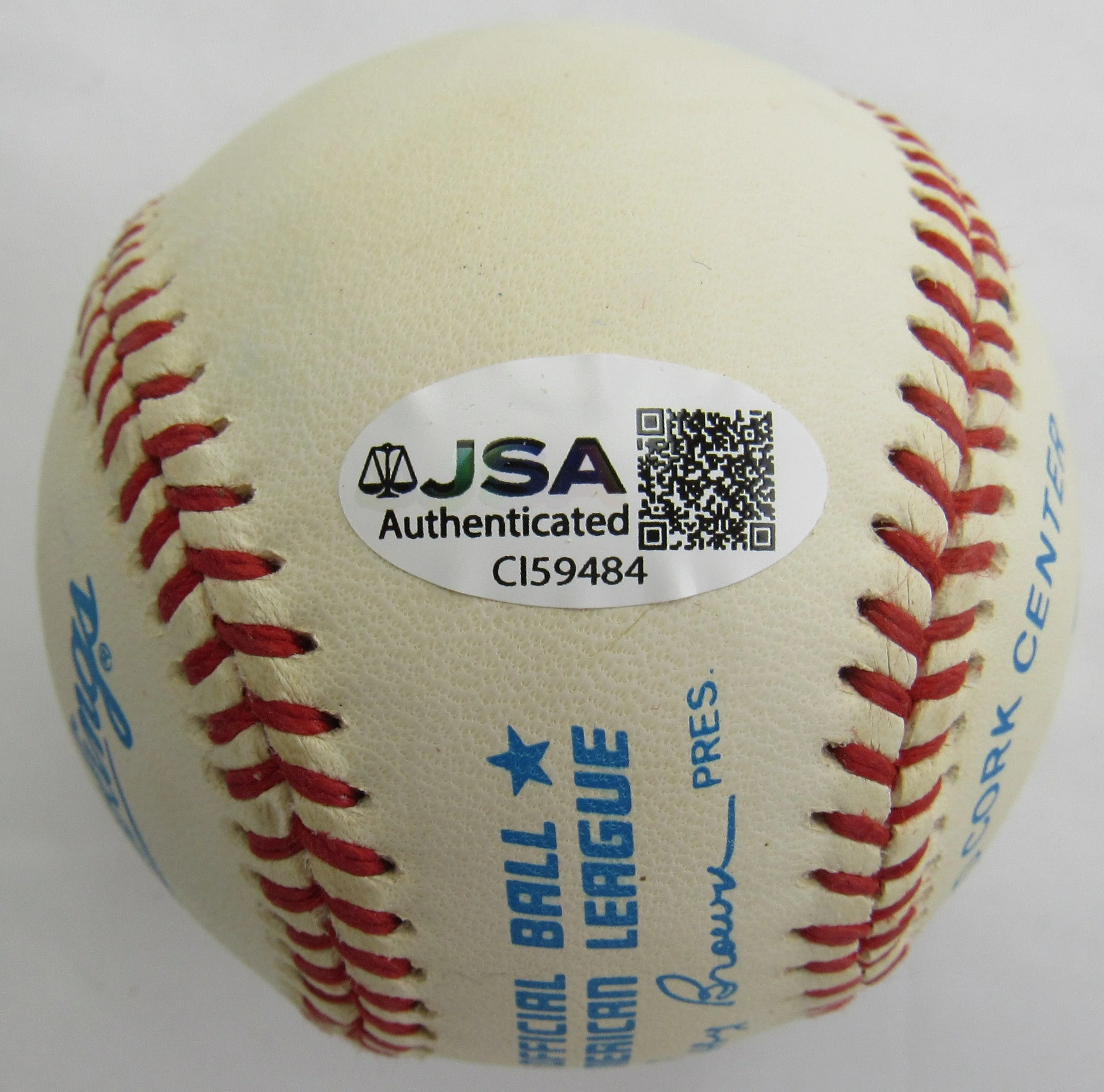 Nolan Ryan Signed Auto Baseball JSA CI59484 - Image 3