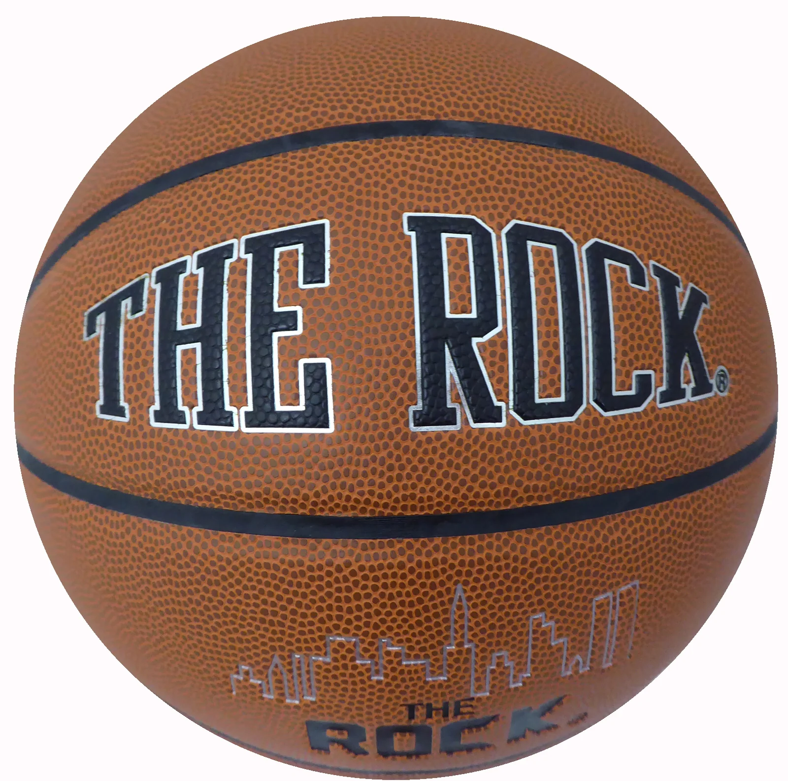 Jim Boeheim Autographed The Rock Basketball Syracuse Orange "05 Champs" Steiner Stock #185850 - Image 2