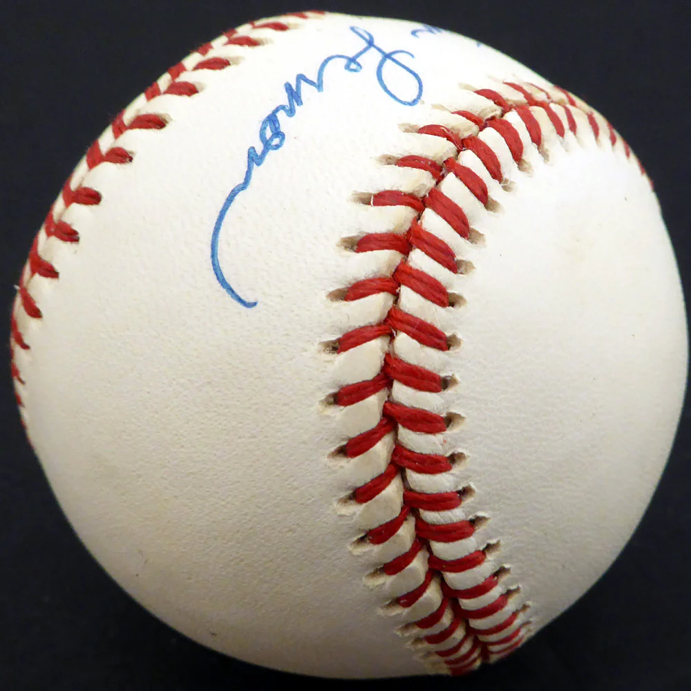 Jim Lemon Autographed Official AL Baseball Cleveland Indians, Washington Senators Beckett BAS #F29483 - Image 3