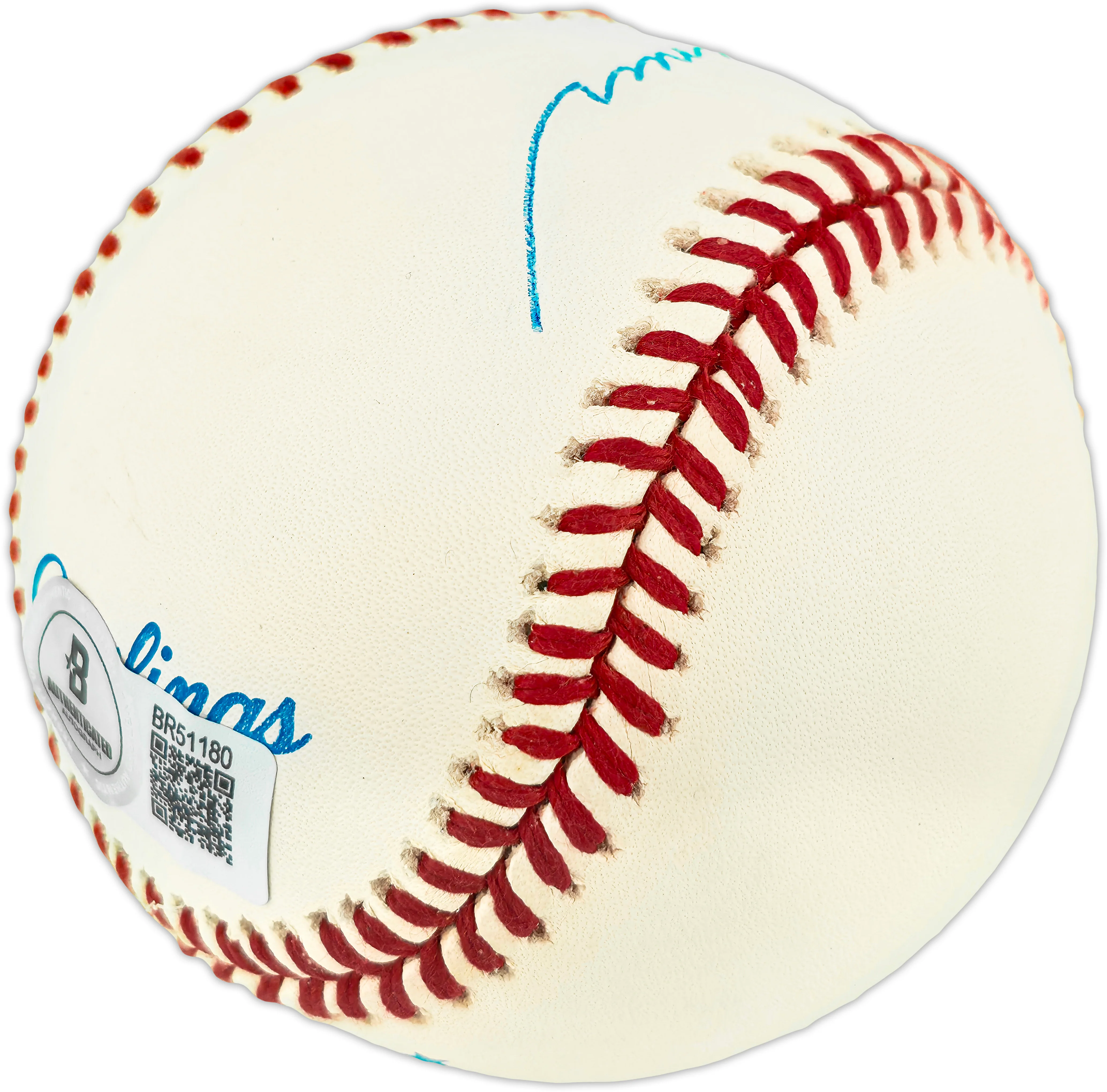 Jim Spencer Autographed Official AL Baseball New York Yankees Beckett BAS QR #BR51180 - Image 3