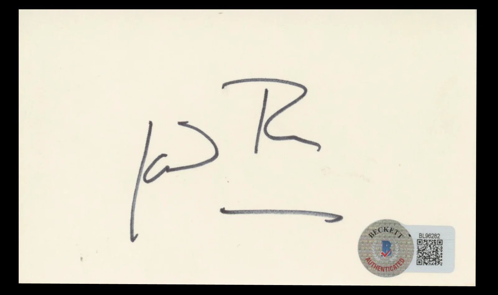 Joan Rivers The Tonight Show Authentic Signed 3x5 Index Card BAS #BL96282 - Image 2