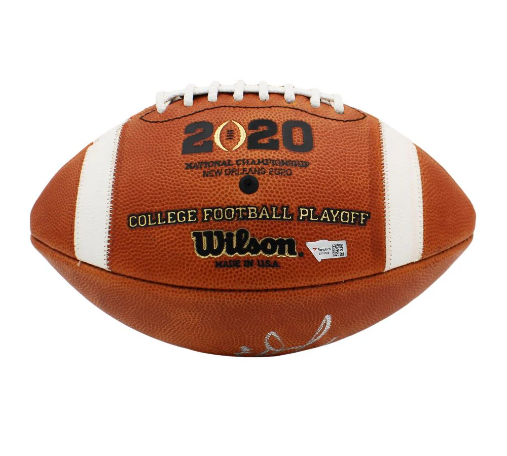 Joe Burrow Autographed CFP LSU National Champions 2019 Official Football - Image 2