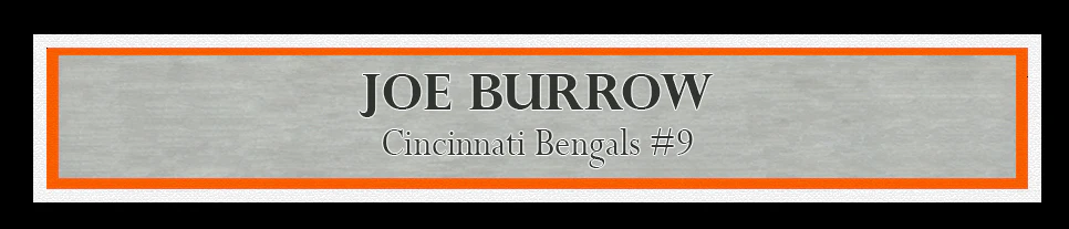 Joe Burrow Autographed Framed 16x20 Photo Cincinnati Bengals Fanatics Holo Stock #221124 - Image 5