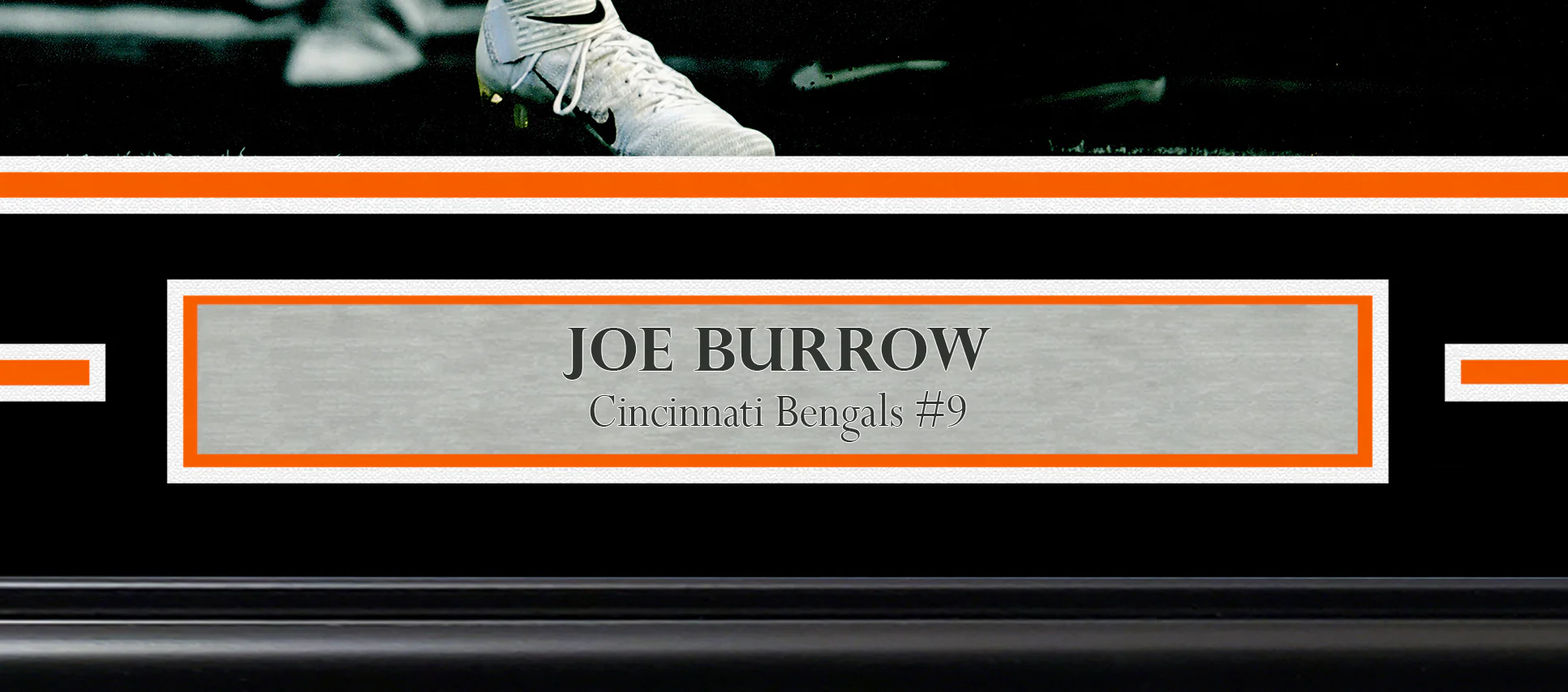 Joe Burrow Autographed Framed 16x20 Photo Cincinnati Bengals Spotlight Fanatics Holo Stock #253345 - Image 5