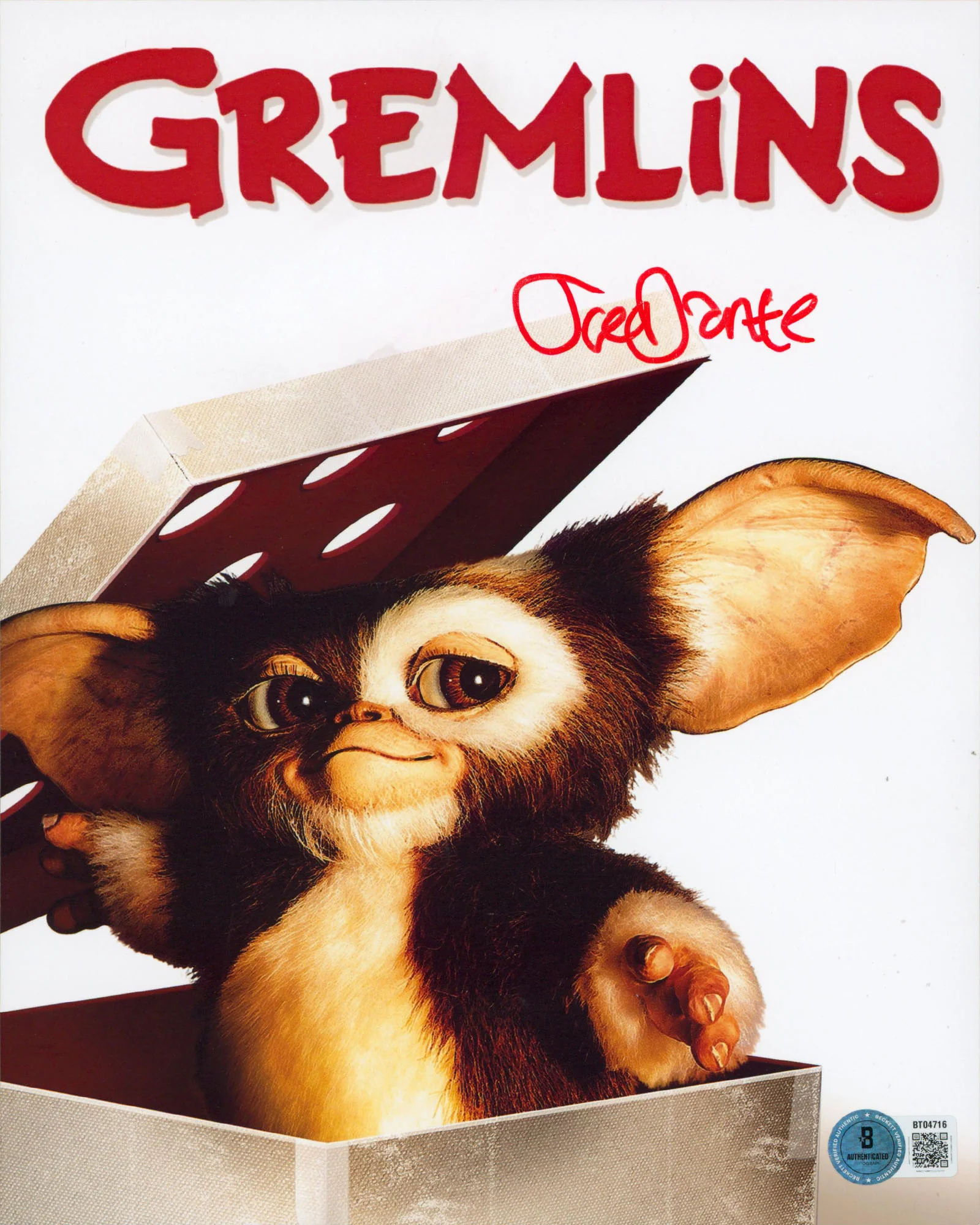 Joe Dante Gremlins Authentic Signed 8x10 Vertical Photo Autographed BAS 13 - Image 2
