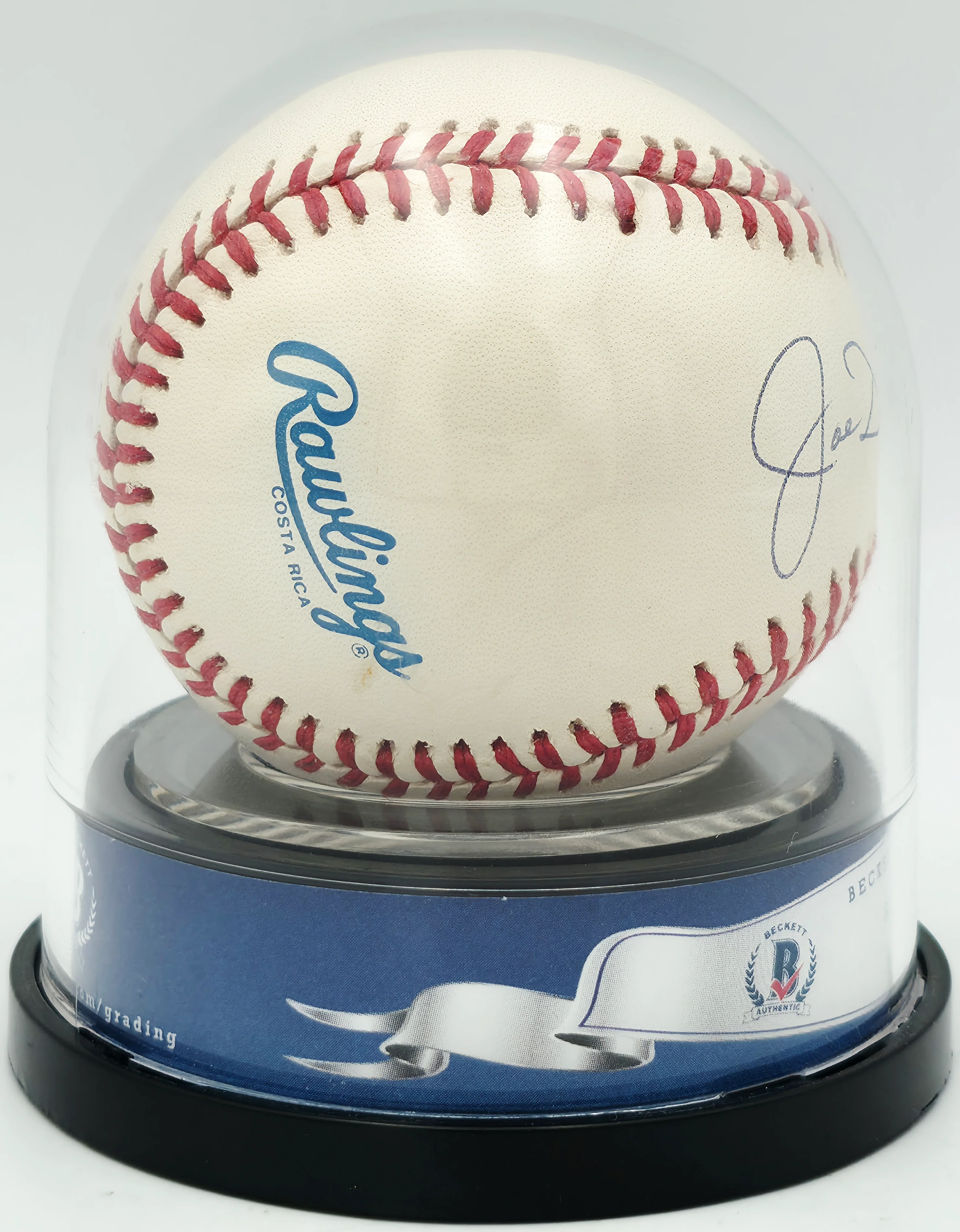 Joe Dimaggio Autographed Official AL Baseball New York Yankees Auto Grade Gem Mint 10 Beckett BAS #18282442 - Image 4