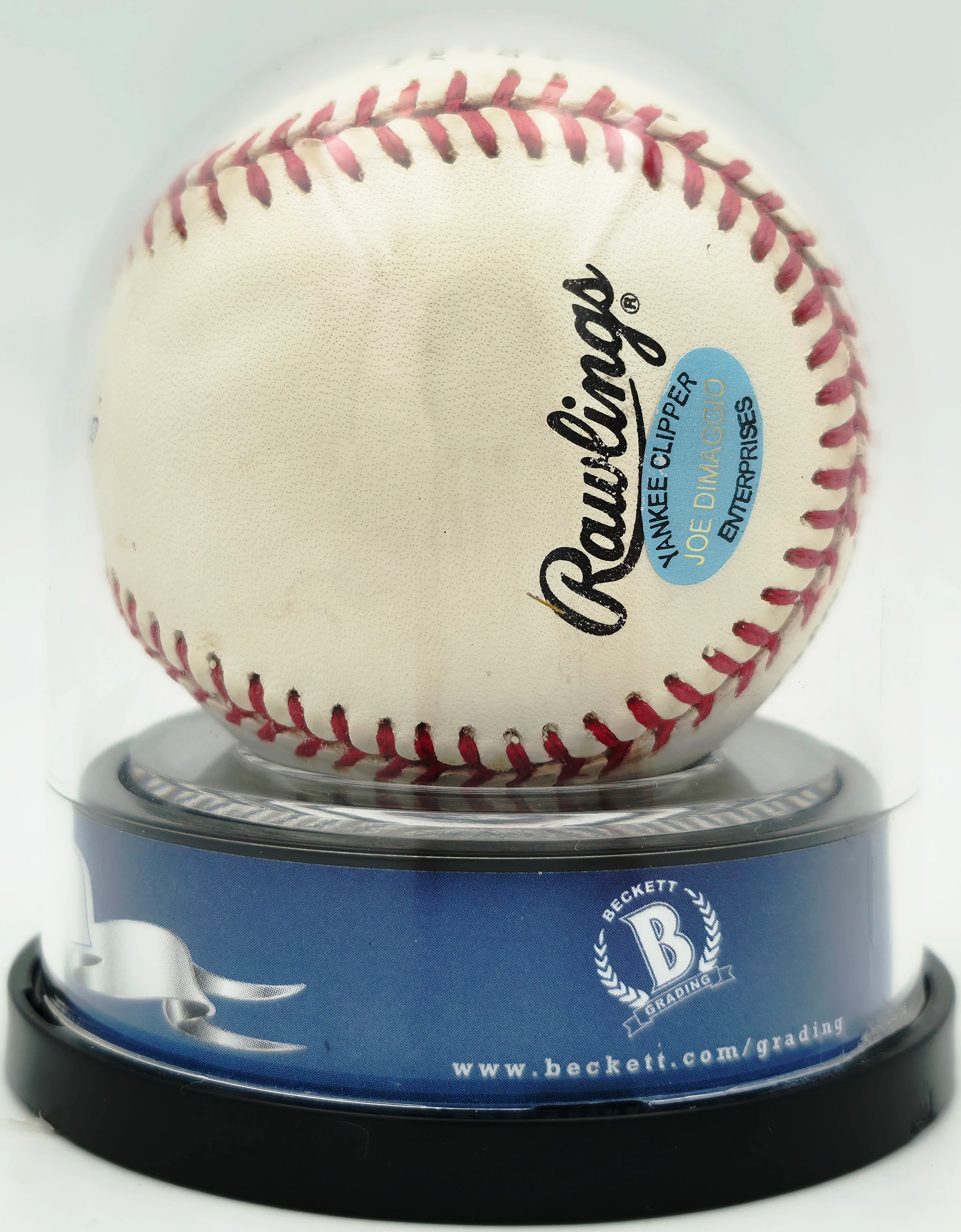 Joe DiMaggio Autographed Official JD Logo League Baseball New York Yankees Auto Grade Gem Mint 10 Beckett BAS #19815349 - Image 4