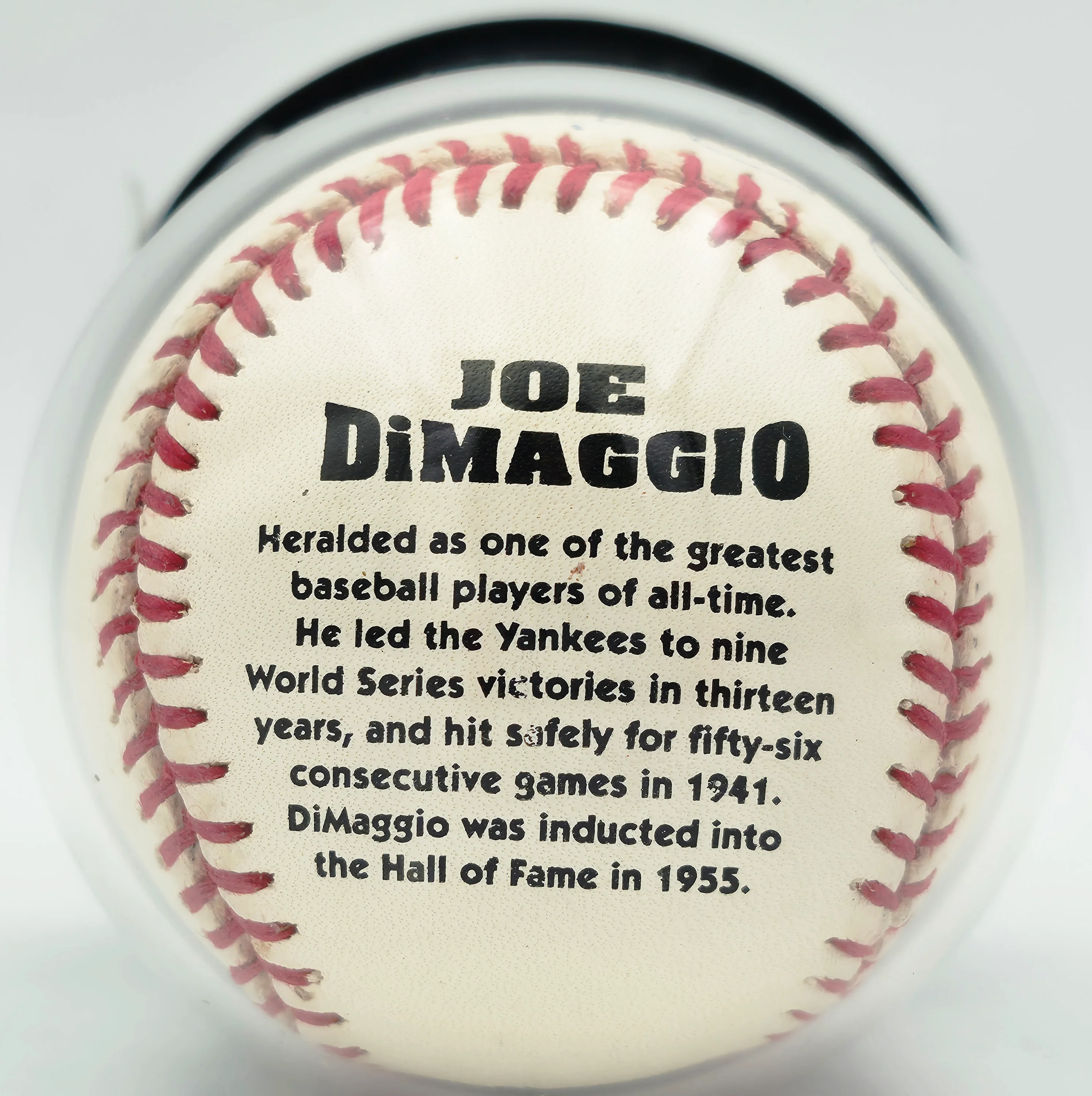 Joe DiMaggio Autographed Official JD Logo League Baseball New York Yankees Auto Grade Gem Mint 10 Beckett BAS #19815349 - Image 5