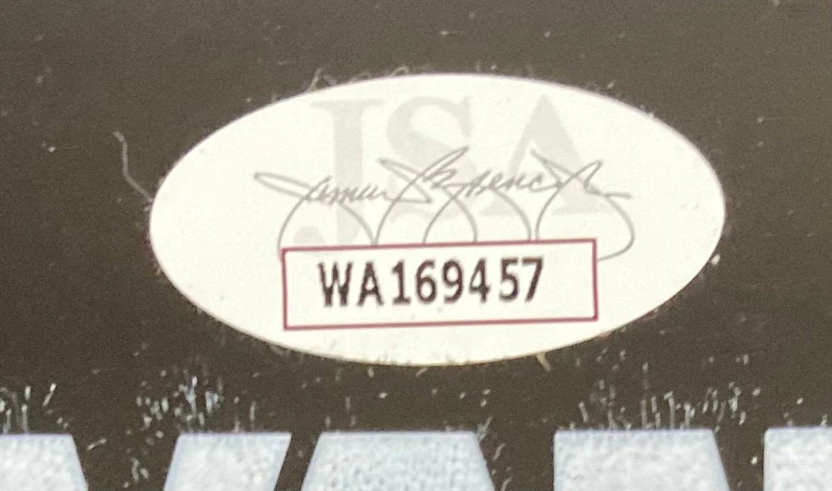 Joe Elliott Phil Collen Def Leppard Signed 15" Black Evans Drum Head JSA ITP - Image 2