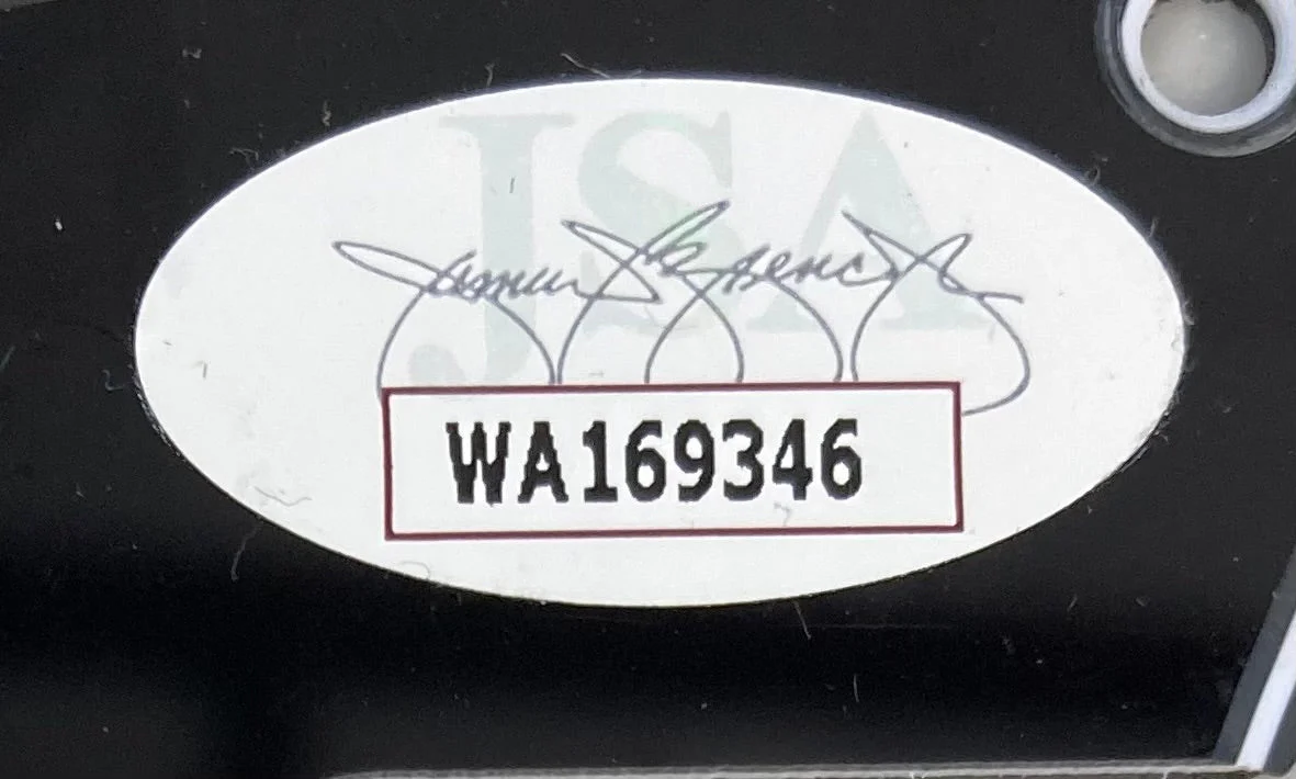 Joe Elliott Phil Collen Def Leppard Signed Black Guitar Pick Guard JSA ITP - Image 3