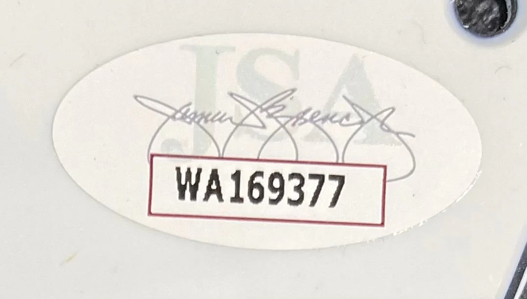Joe Elliott Phil Collen Def Leppard Signed White Guitar Pick Guard JSA ITP - Image 3