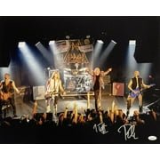 Joe Elliott Phil Collen Signed 16x20 Def Leppard Band Photo 2 JSA ITP - Image 4