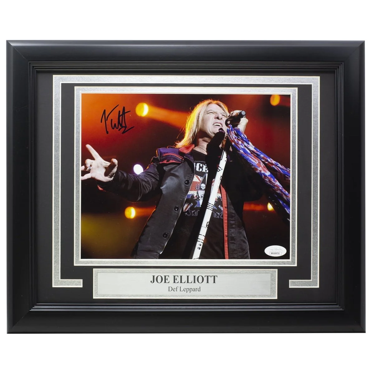 Joe Elliott Signed Framed 8x10 Def Leppard Photo JSA ITP - Image 5