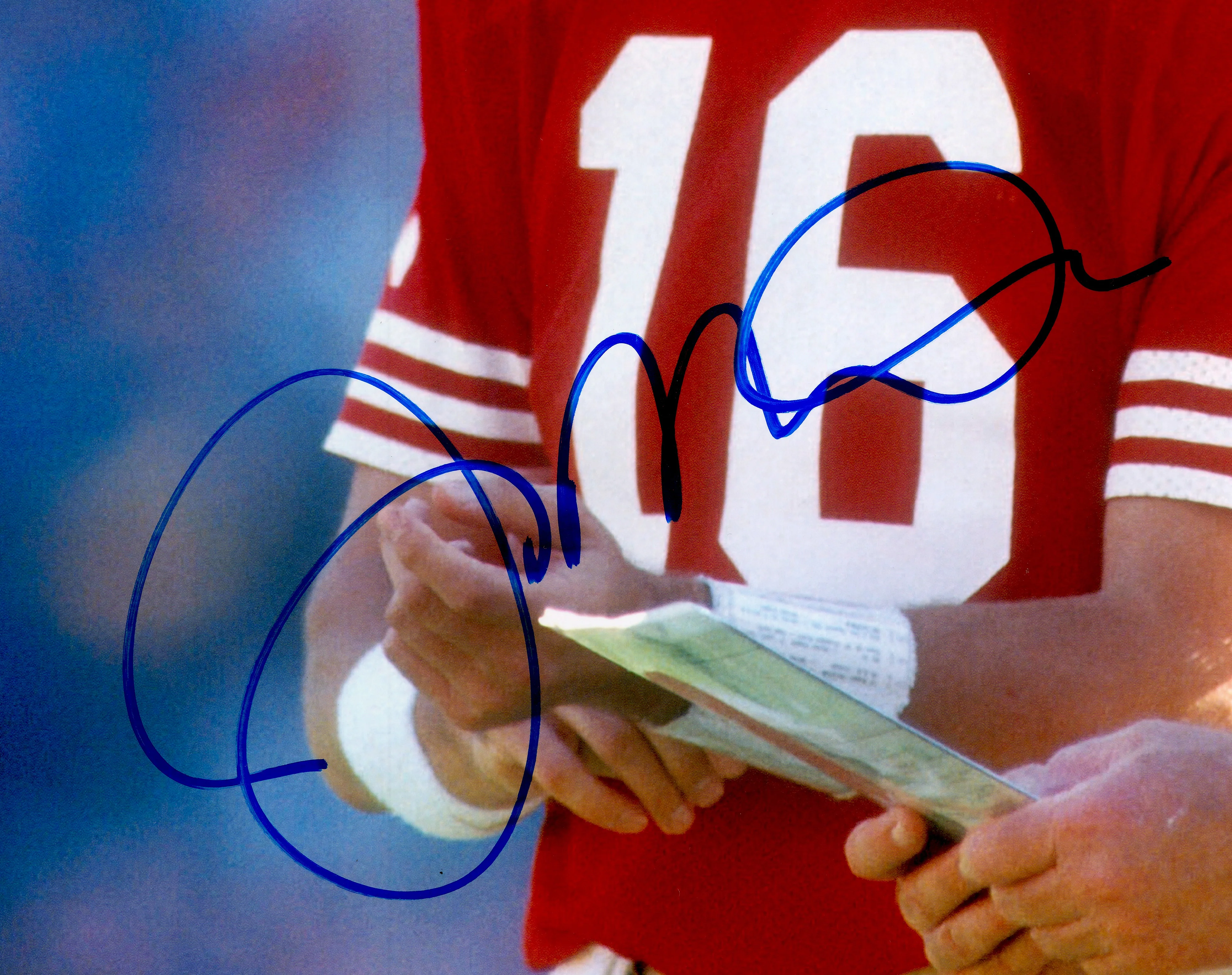 Joe Montana Autographed 16x20 Photo San Francisco 49ers Beckett BAS QR Stock #238338 - Image 2