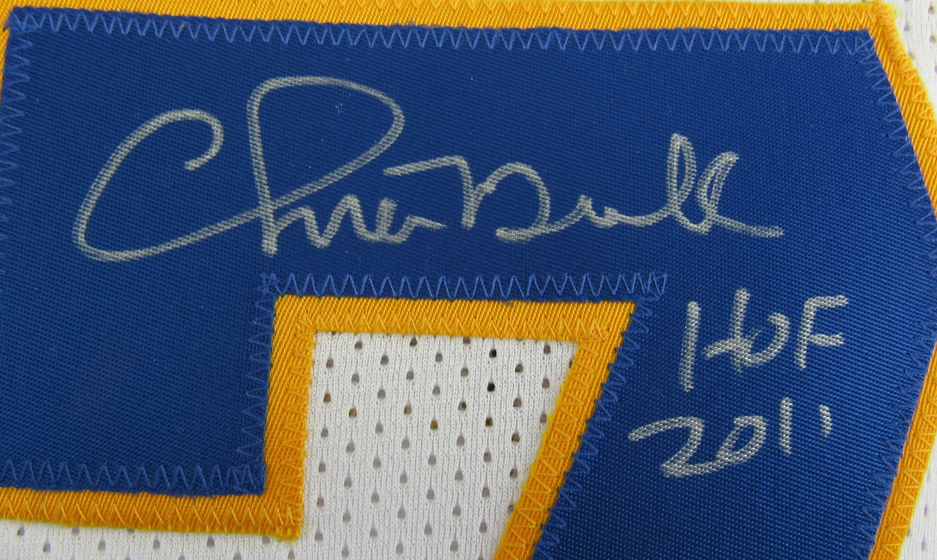 Chris Mullin Signed Auto Warriors Basketball Jersey w/ HOF Insc JSA J89658 - Image 2