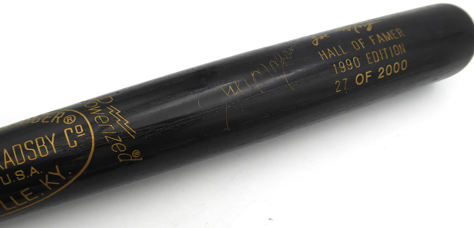 Joe Morgan Autographed Louisville Slugger Hall of Fame Bat Cincinnati Reds Light Signature Beckett BAS QR #BP55331 - Image 5