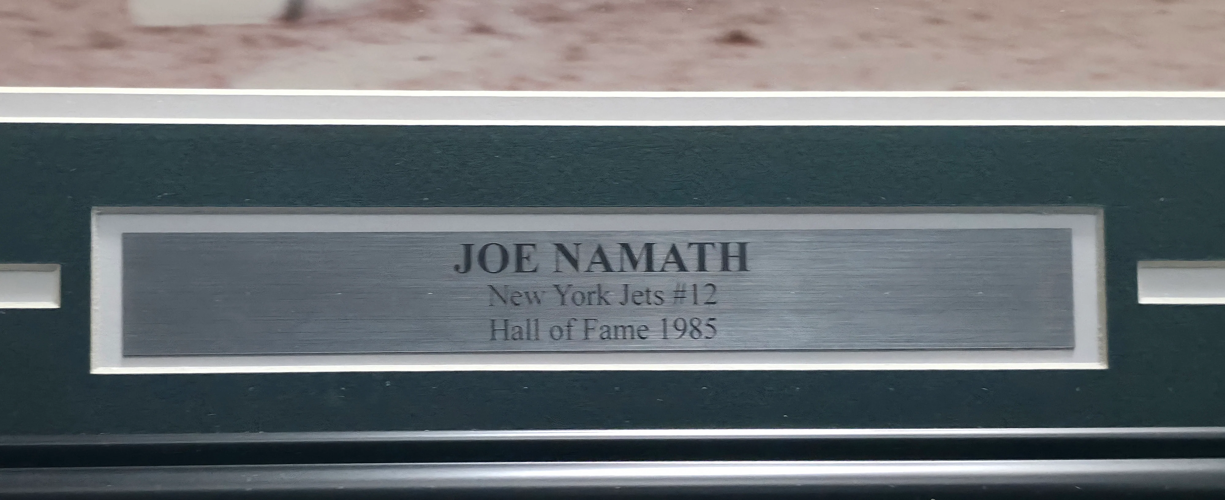 Joe Namath Autographed Framed 16x20 Photo New York Jets Beckett BAS QR #BS30381 - Image 4