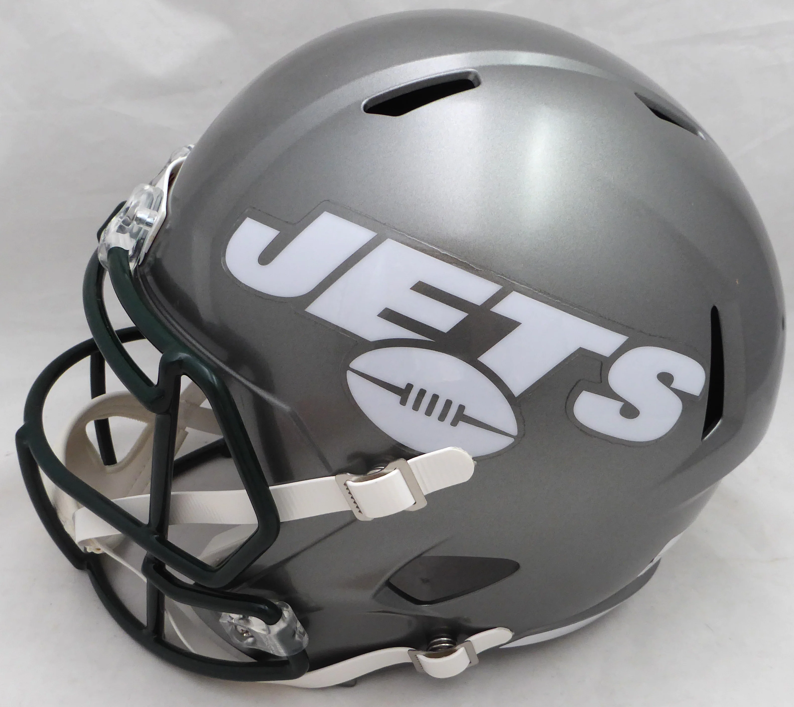 Joe Namath Autographed New York Jets Full Size Flash Speed Replica Helmet Beckett BAS QR #WI75062 - Image 5