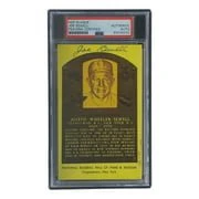 Joe Sewell Signed 4x6 Cleveland Hall Of Fame Plaque Card PSA/DNA 85026250 - Image 3